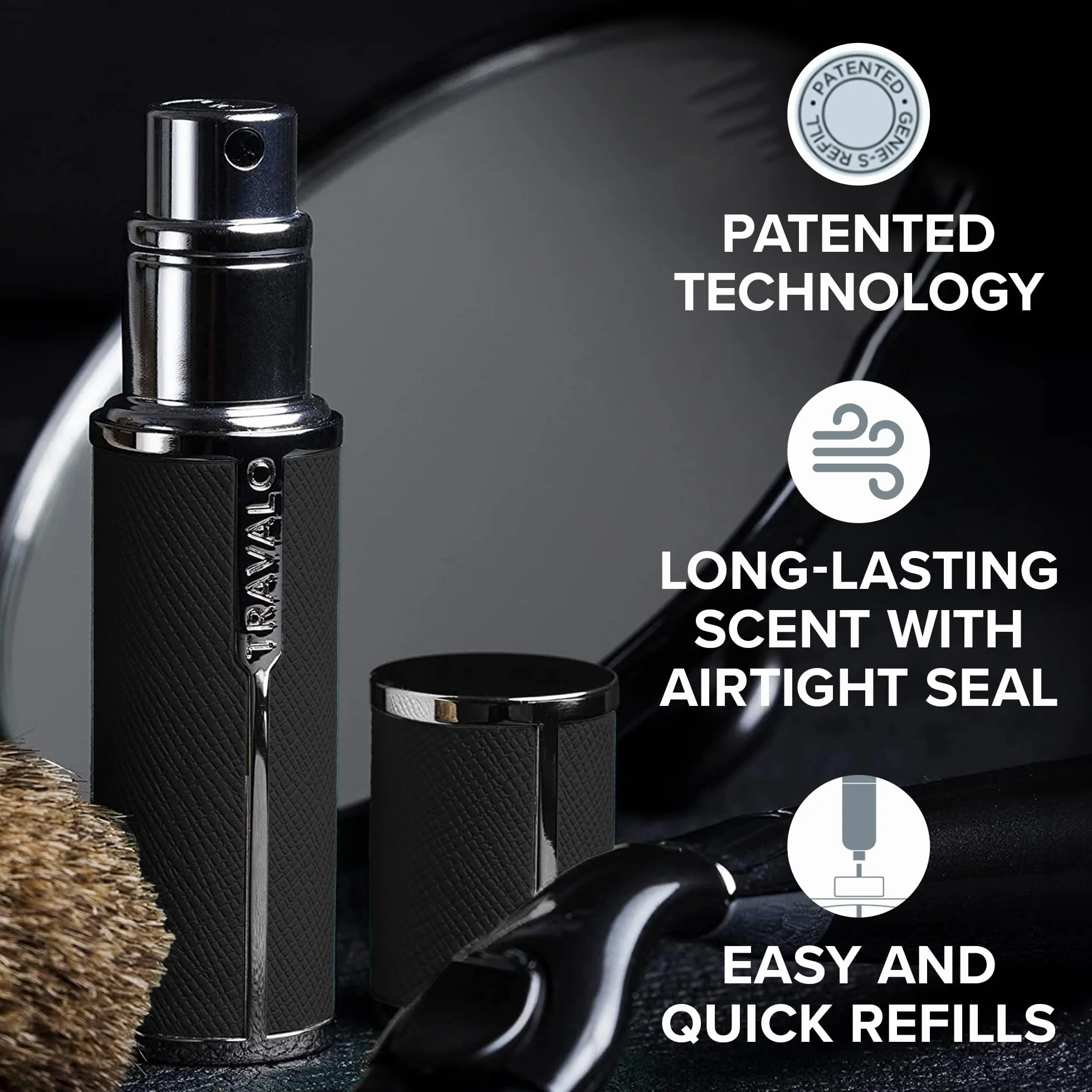 Travalo Milano Black Atomizer
