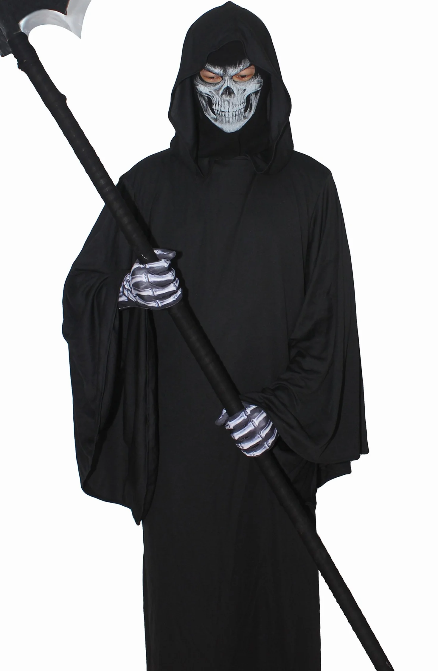 WTACTFUL Szkielet czaszka kominiarka duch maski śmierci kostium na Halloween Cosplay cieplejsza maska na całą twarz do jazdy na rowerze motocykl narty sport na świeżym powietrzu