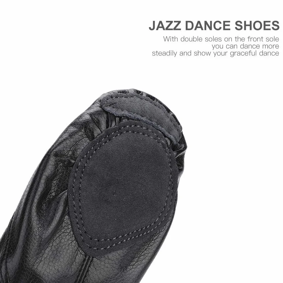Alomejor Jazz Dance buty wysokiej jakości PU Jazz buty elastyczne Slip-On Jazz buty dla dorosłych