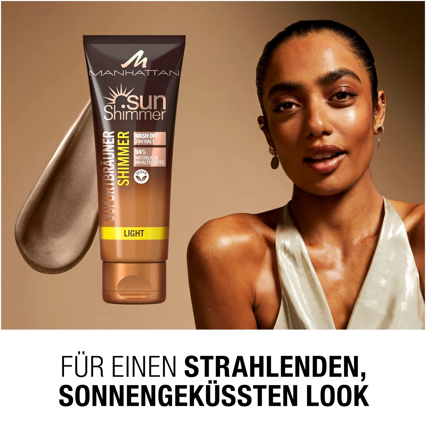 Manhattan Sunshimmer Błyskawiczna opalenizna z połyskiem 125 ml