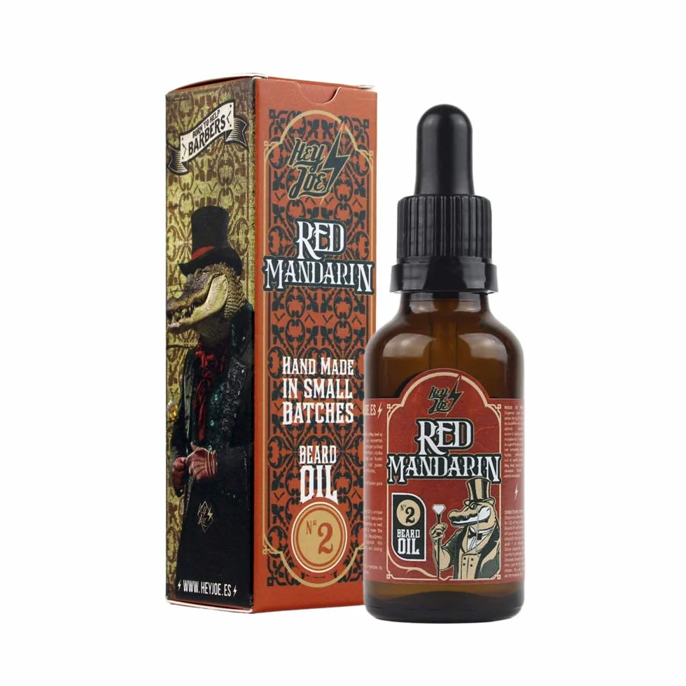 HEY JOE! Beard Oil nr 2 Red Mandarynka 30 ml Naturalny olejek do brody