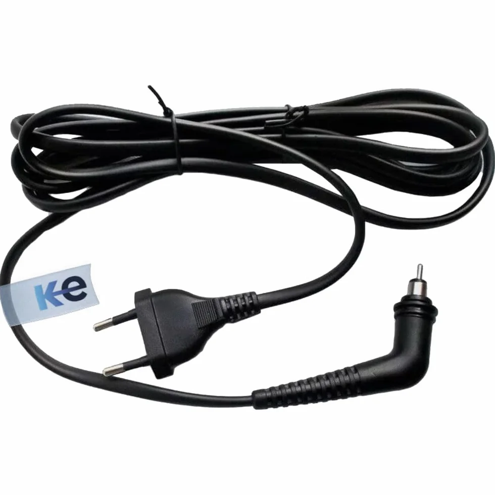 Anakel Home Wymienny kabel zasilający kompatybilny z prostownicą do włosów GHD 4.0B, 4.2B, 5.0B, MK4.2, MK5 | obrotowy kabel czarny, 1,50 m