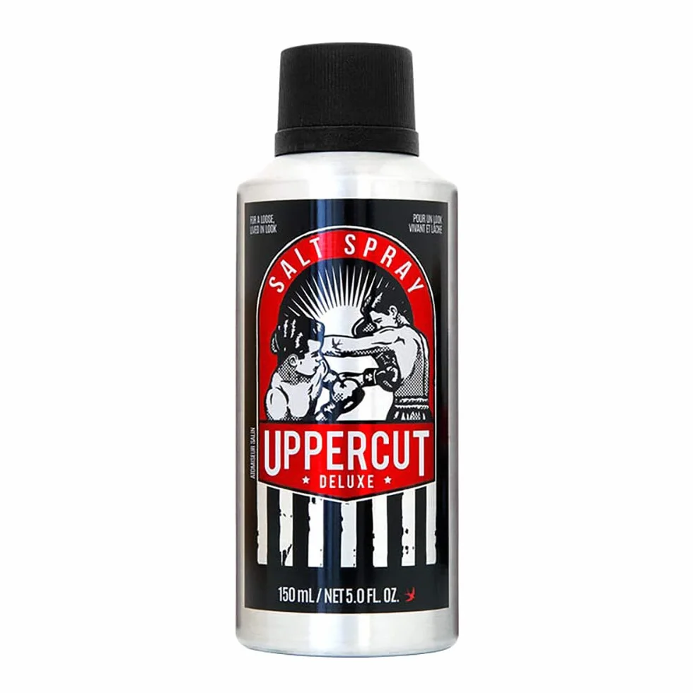 Uppercut Deluxe Hair Salt Spray, for Use on Wet or Dry Hair, Light Hold and Natural Finish, Suitable For All Hair Types , Citrus and Wood Fragrance 150ml