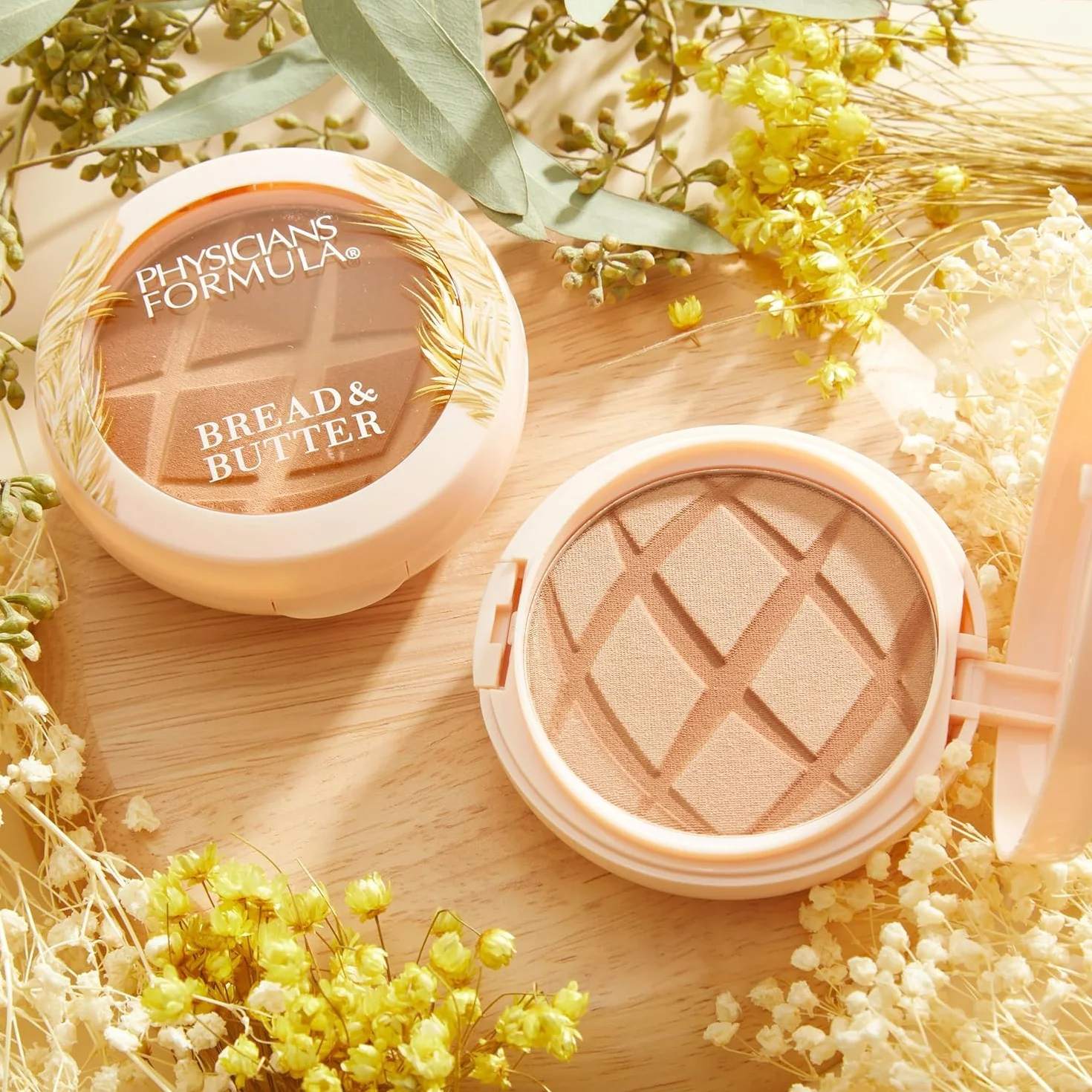 Physicians Formula Bread & Butter Bronzer, Kremowy Bronzer z Pro Witaminami i Kwasami Tłuszczowymi, Wzbogacona Formuła z Masłami Amazońskimi dla Promiennej, Jedwabiście Miękkiej Skóry, Odcień Toasty