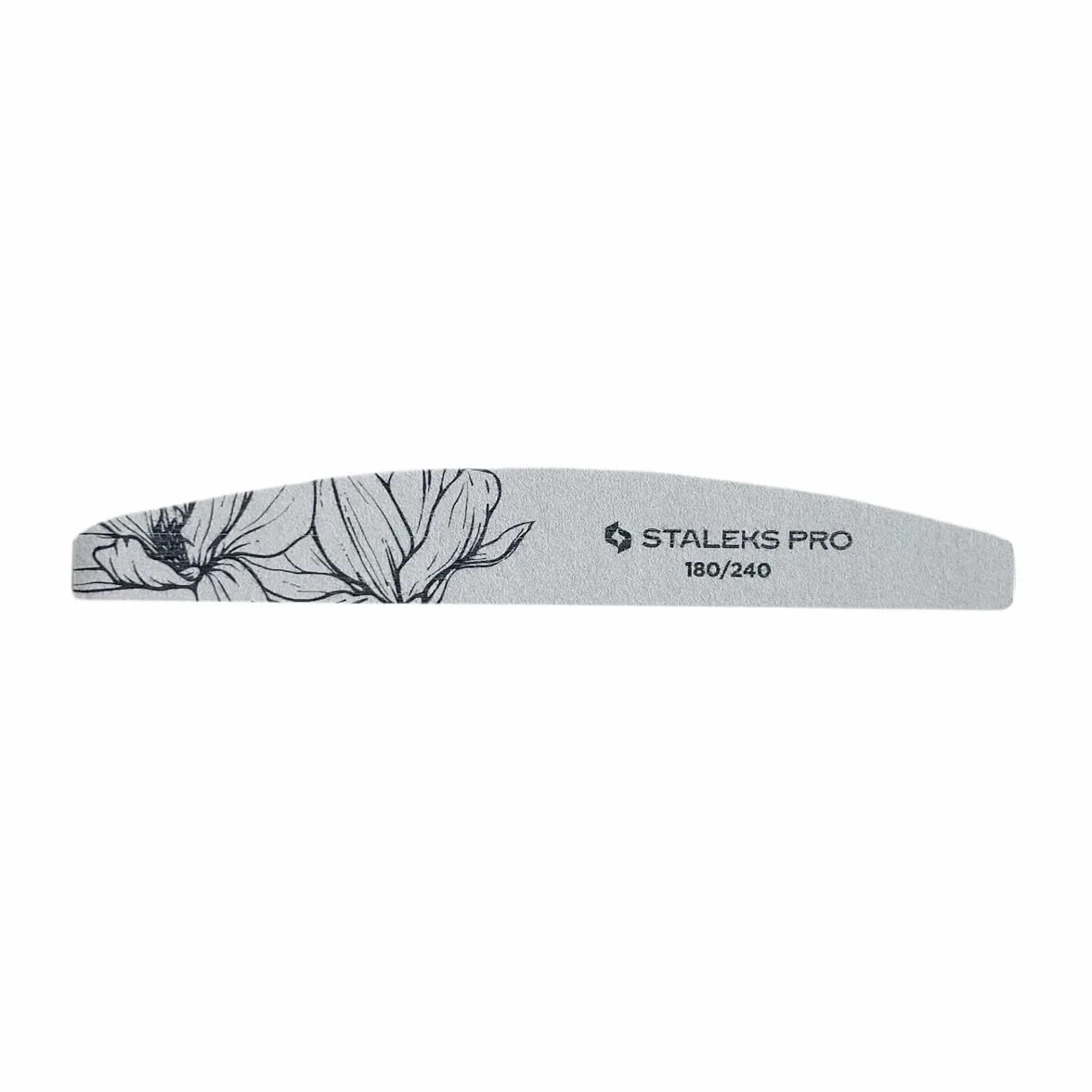 Pilnik do paznokci STALEKS EXPERT NFE-40-180/240-25 półksiężyc, dwustronny, ziarnistość 180/240 gr, cienka warstwa pianki, 25 szt
