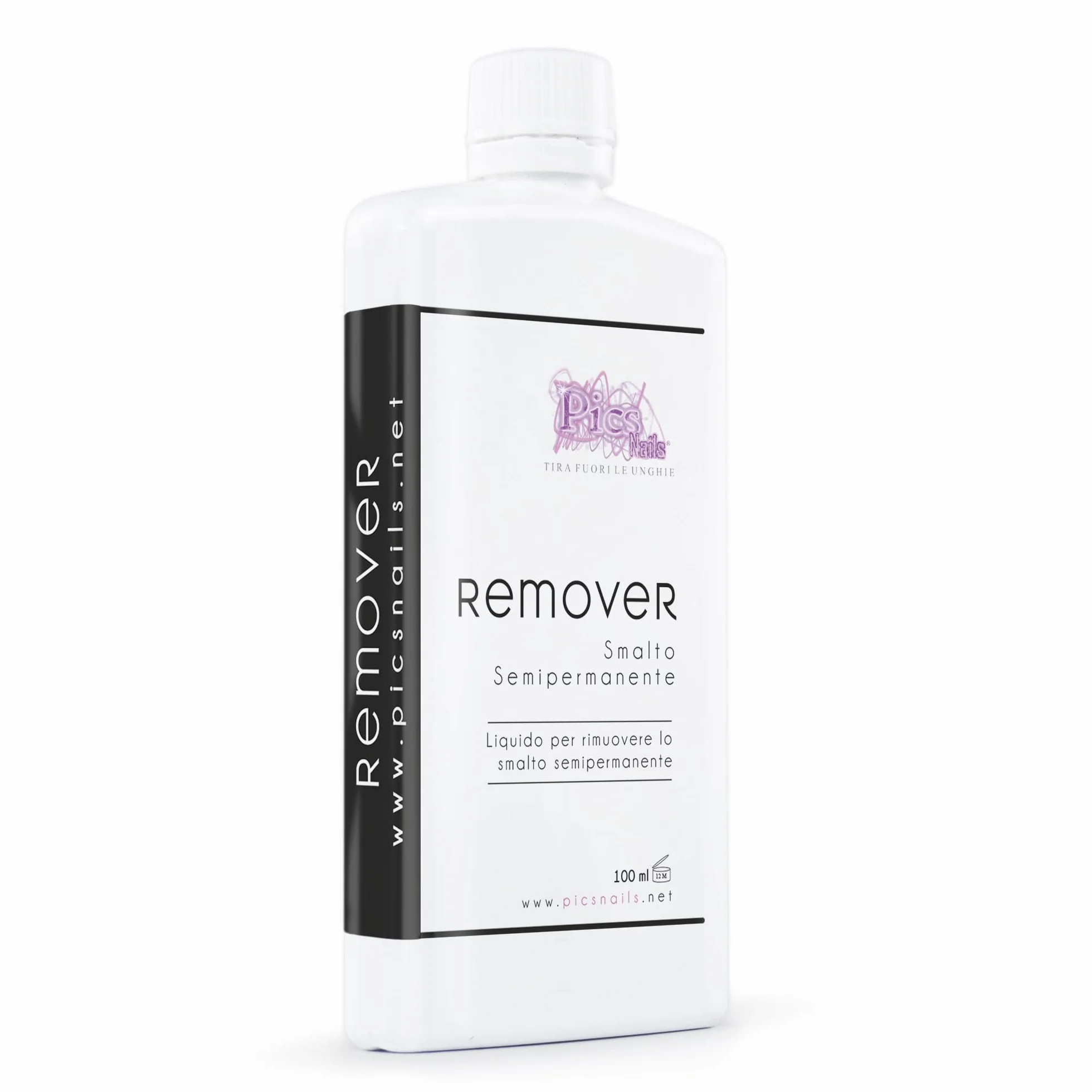 Zmywacze Remover Pure Acetone 100 ml Professional - Soak Off UV-LED Nail Polish Remover - Semi Permanent Nail Polish Remover Solvent