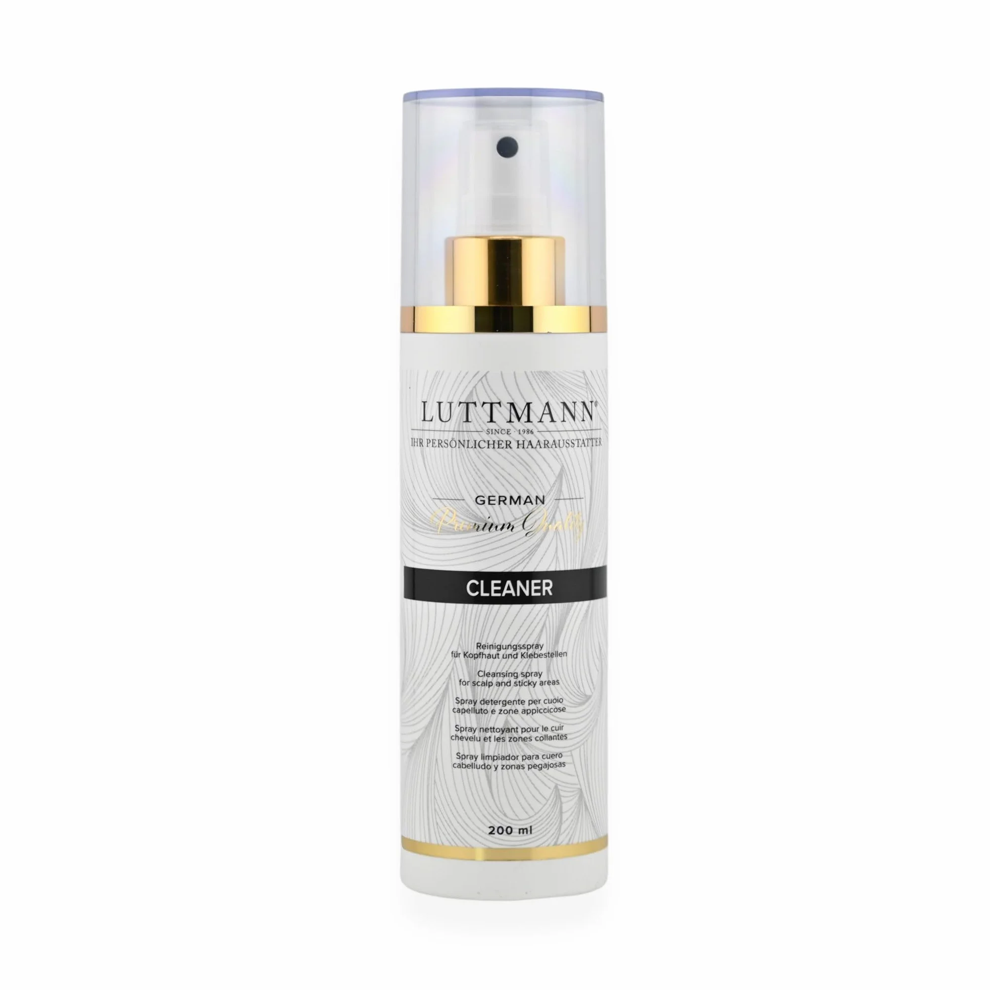 Cleaner Solvent 200 ml - Tape Extensions Bonding Remover - Zmywacz/spray czyszczący do skóry głowy i obszarów klejenia - Niemiecka jakość premium - Wyprodukowano w Niemczech