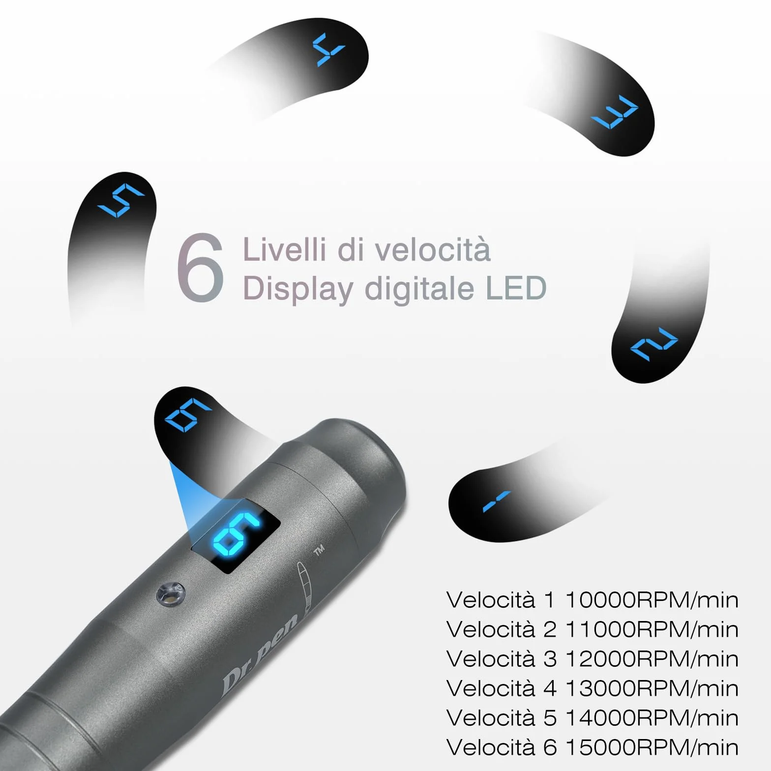 Dr. pen Ultima M8 Microneedling Pen, przeciwdziałanie starzeniu się, zmarszczkom, usuwaniu blizn, Narzędzie do mikronadelowej pielęgnacji skóry twarzy, ciała oraz wzrostu włosów Dermapen Derma Roller