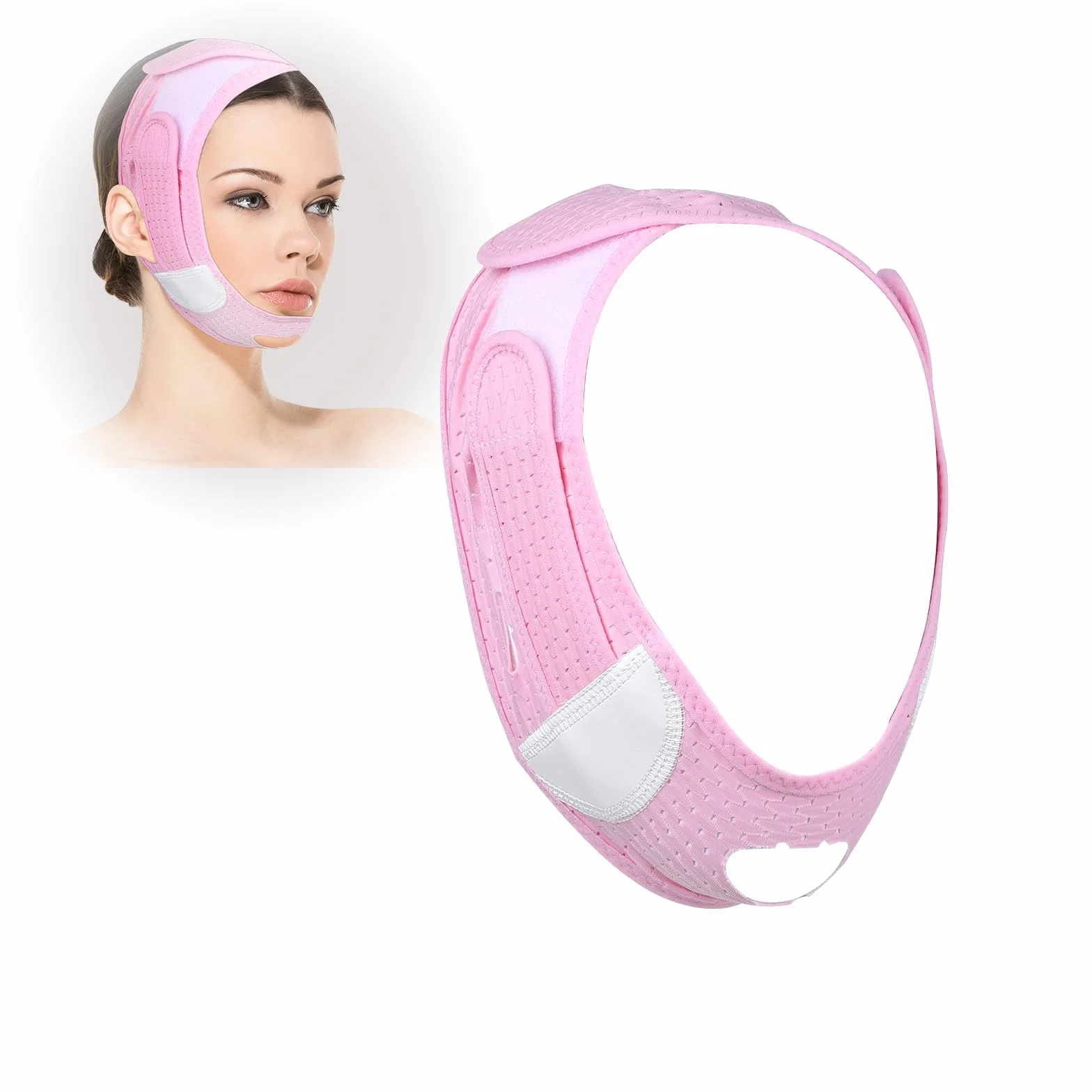 WLLHYF V Line Lifting Mask Wielokrotnego użytku podwójny podbródek reduktor podbródka paski na twarz linia V paski tonizujące twarz podnoszenie i dokręcanie zapobiegają zwiotczeniu kobiet