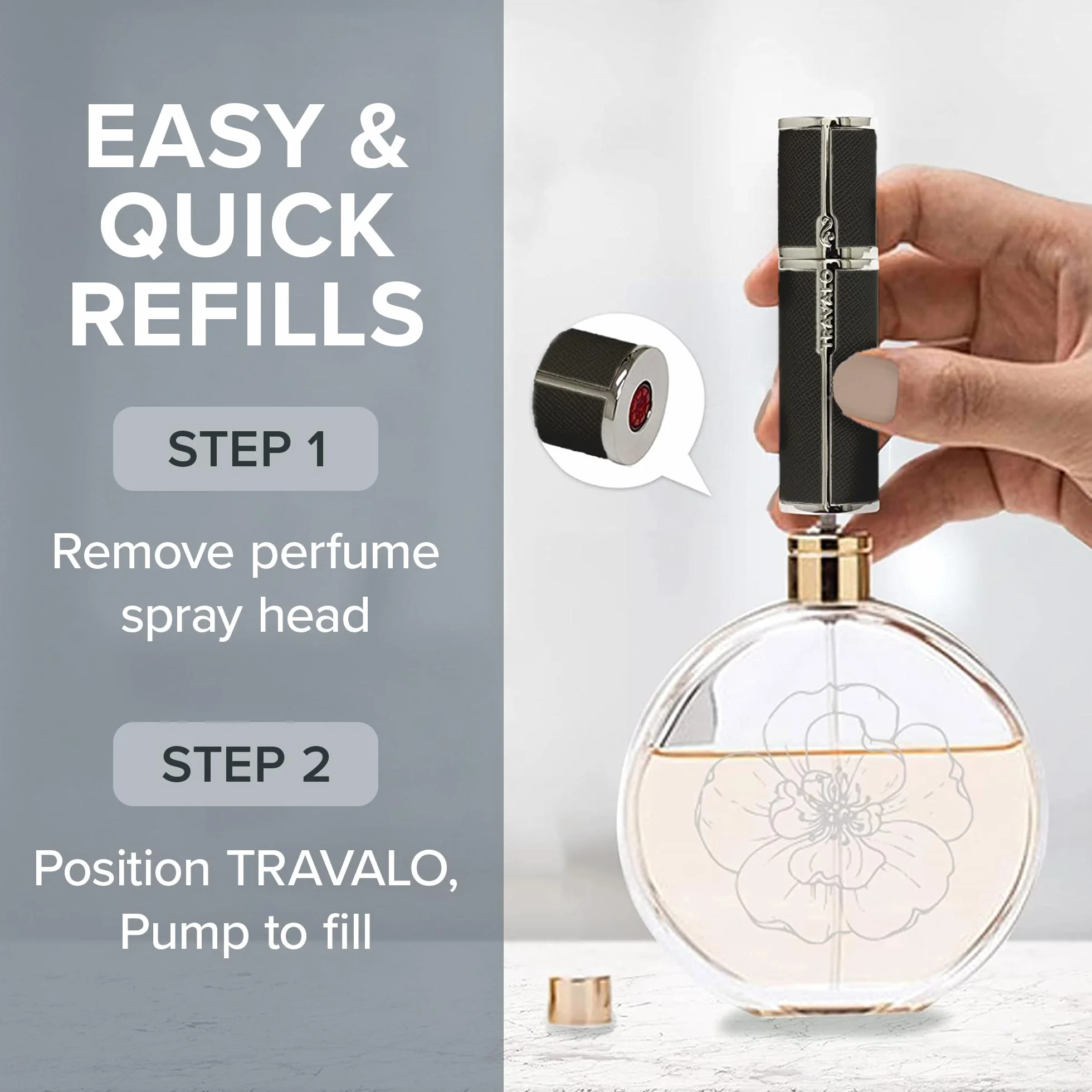 Travalo Milano Black Atomizer