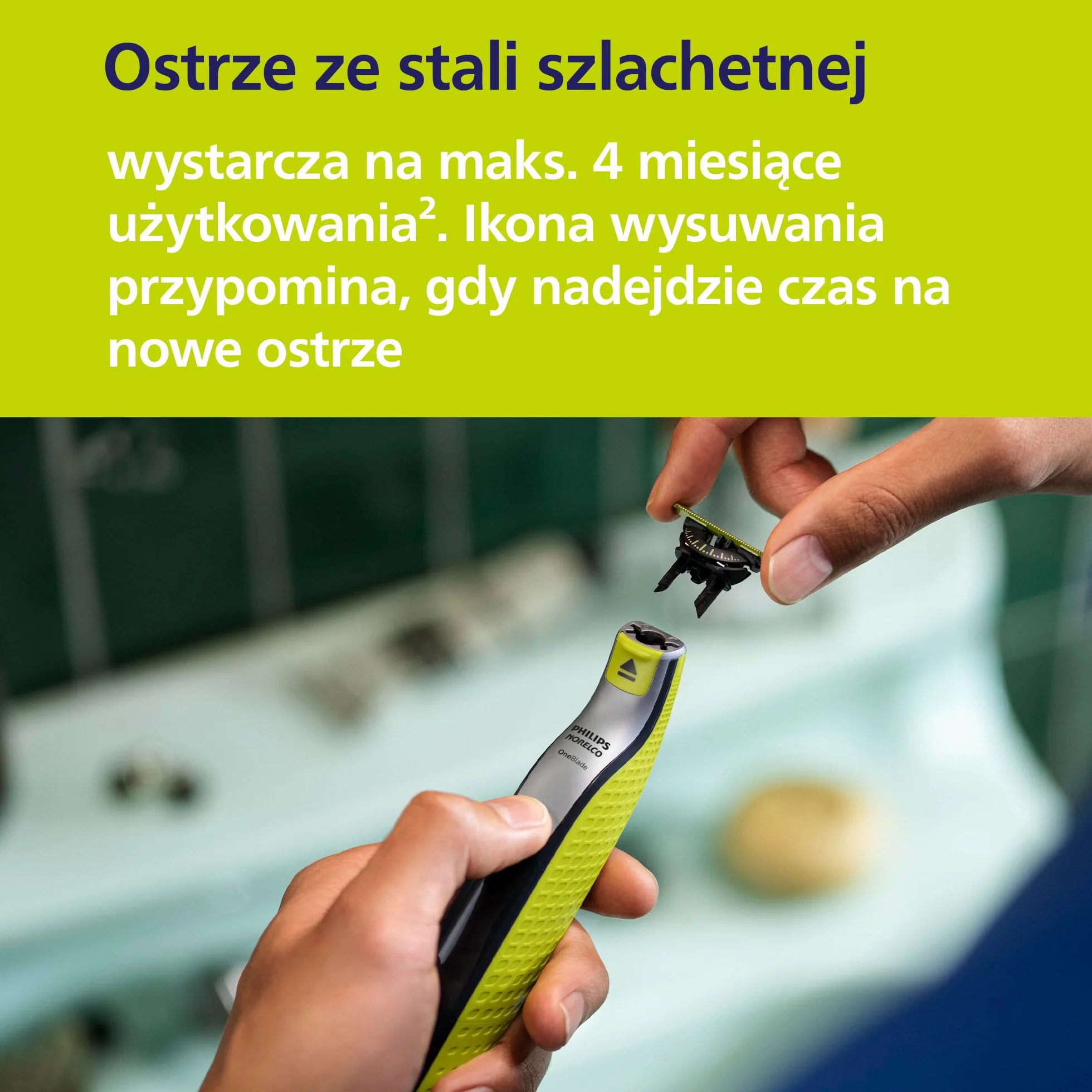 Philips OneBlade Elektryczny trymer do twarzy i ciała, golarka, 3x 360 ostrzy, 4x grzebień, zestaw do ciała QP2834/31