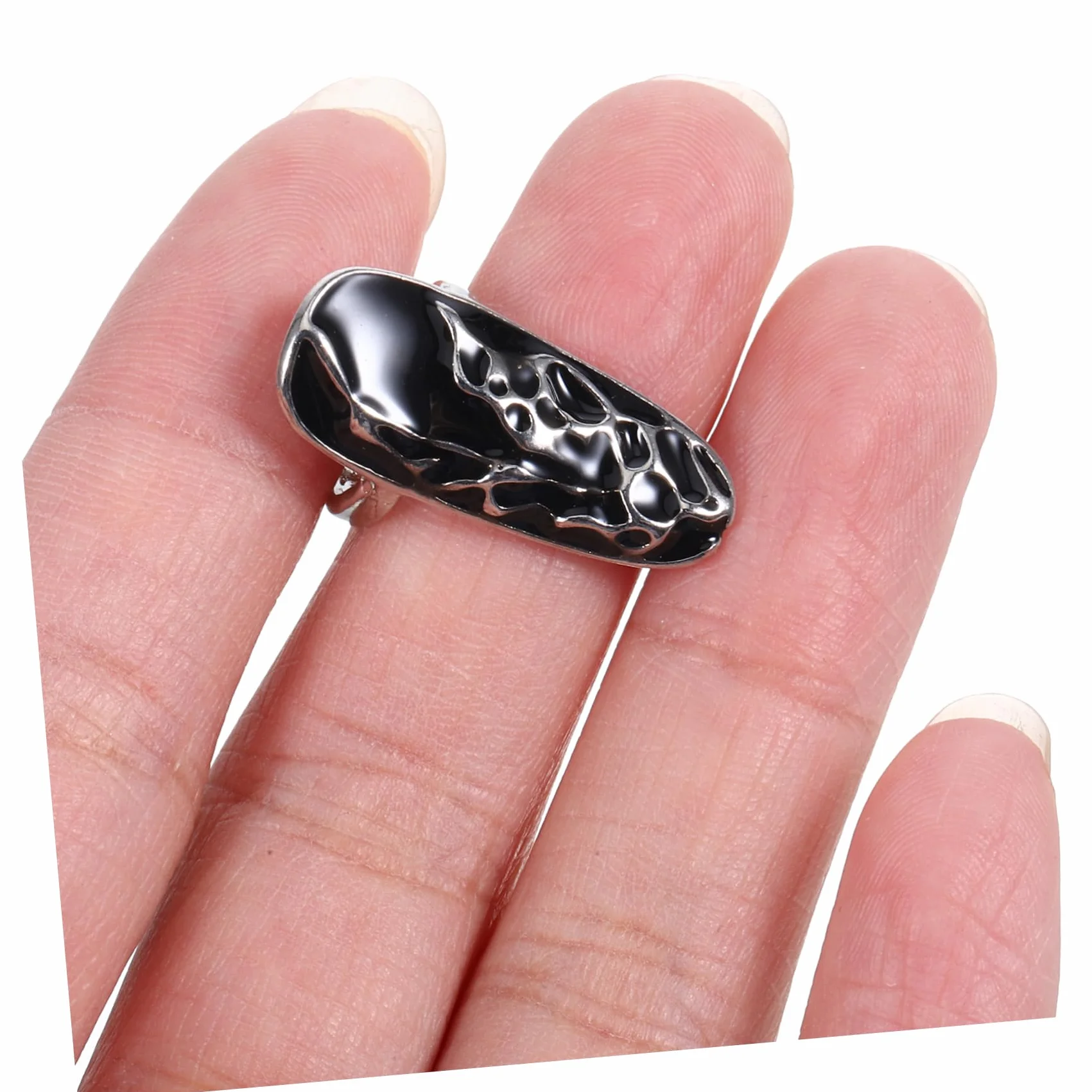 2 Zestawy Pierścieni Dekoracyjnych Punk Rings Dla Kobiet Biżuteria Do Paznokci Rekwizyty Do Paznokci Pierścionki Do Paznokci Dla Kobiet Pierścionki Na Końcówki Paznokci