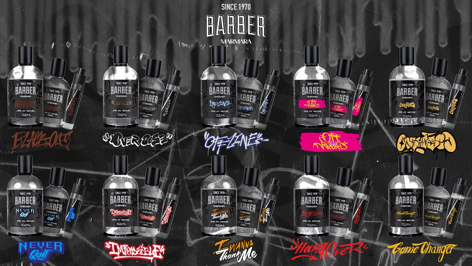 BARBER MARMARA NEVER QUIT Eau de Parfum Natural Spray męski - intensywny długotrwały zapach drewna