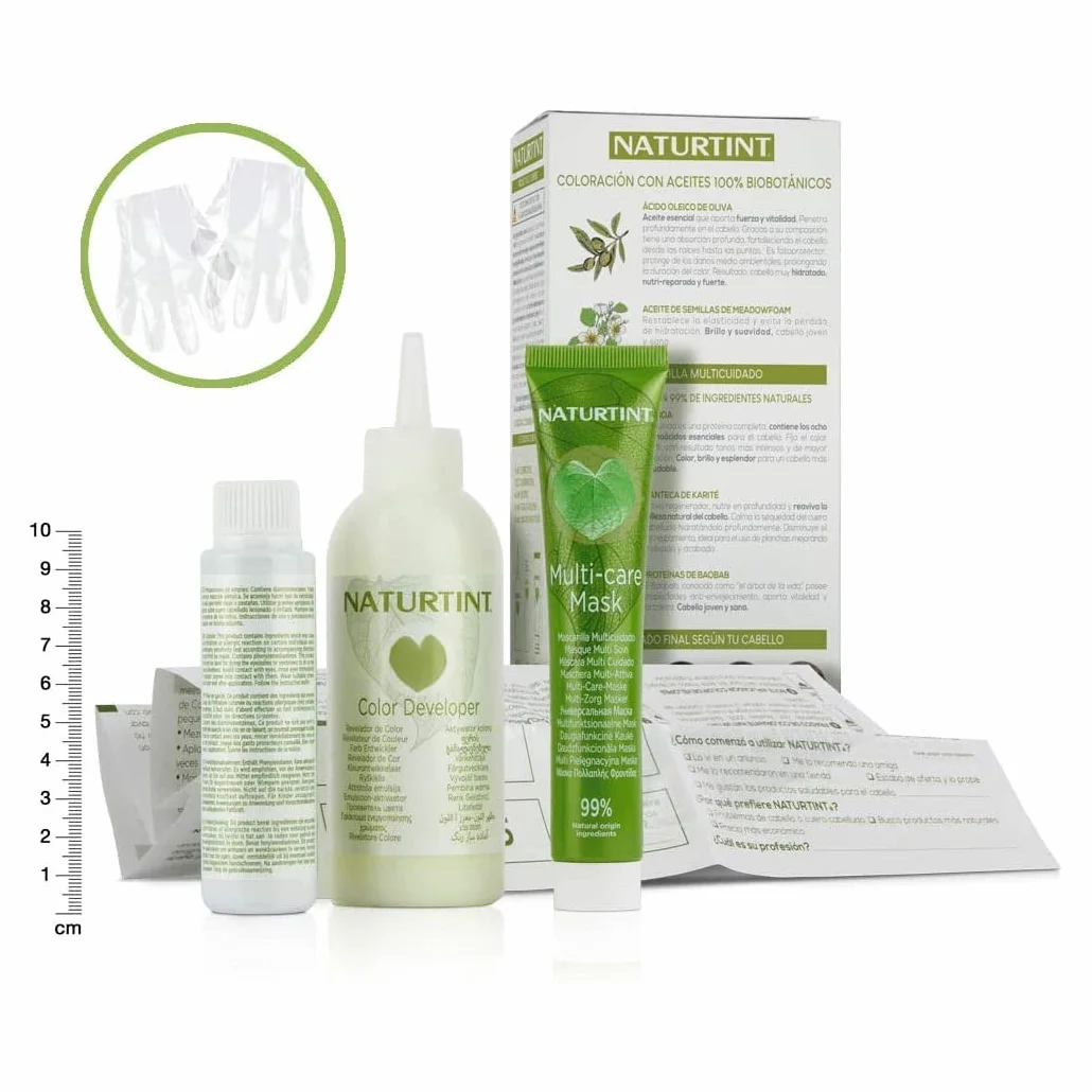 Naturtint Biobased farba do włosów bez amoniaku 6N ciemny blond 3 sztuki 510 ml