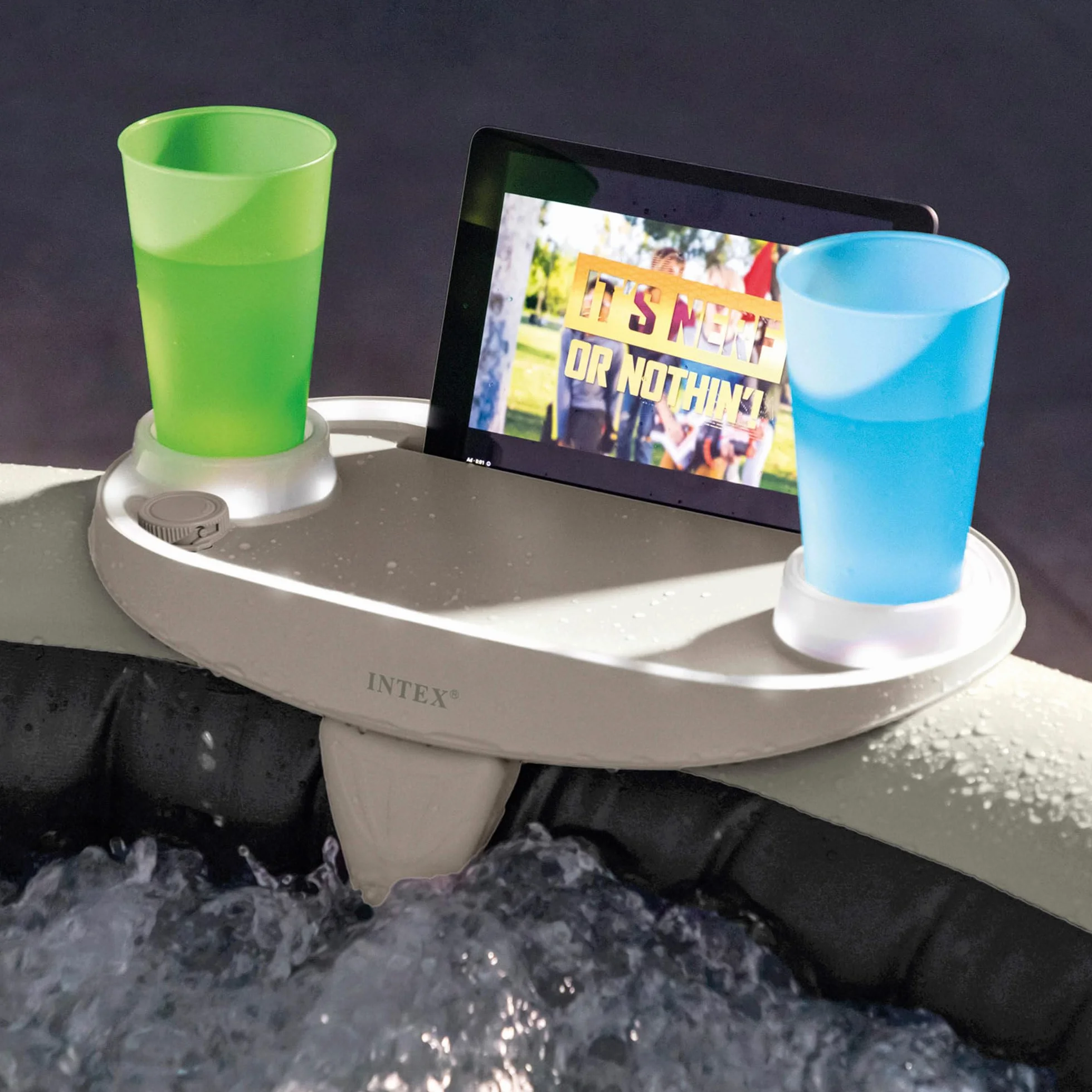 Intex 28520 stojak do przechowywania spa ze światłem