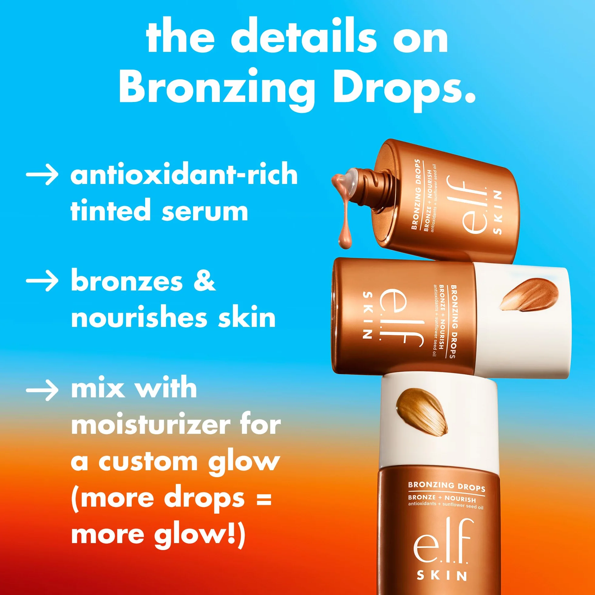 E.L.F. Bronzing Drops Bronzer 30 ml
