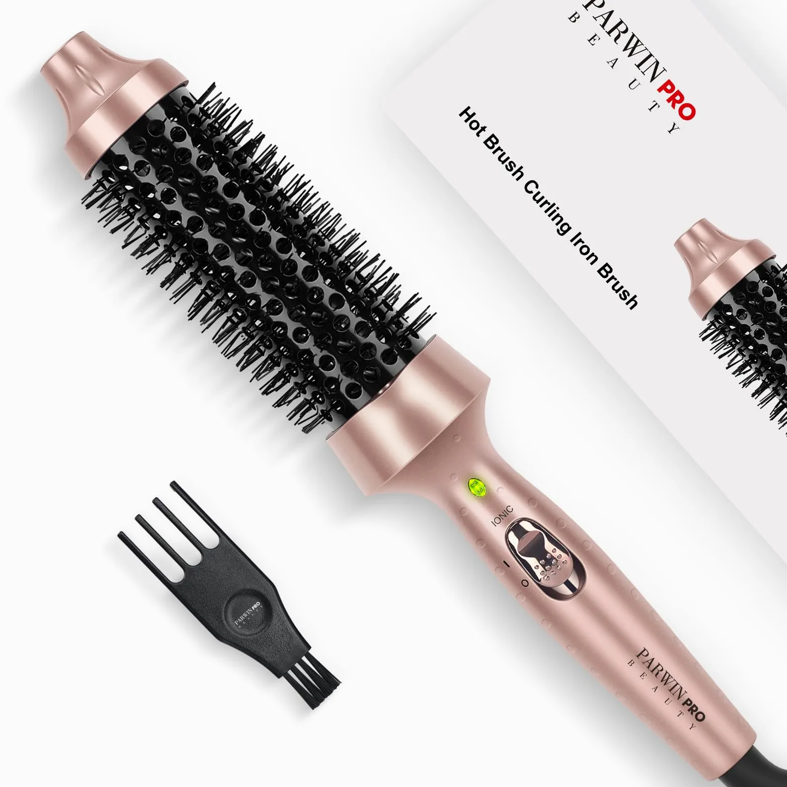 PARWIN PRO BEAUTY Thermal Brush 40 mm ceramiczne ogrzewanie turmalin termiczna lokówka