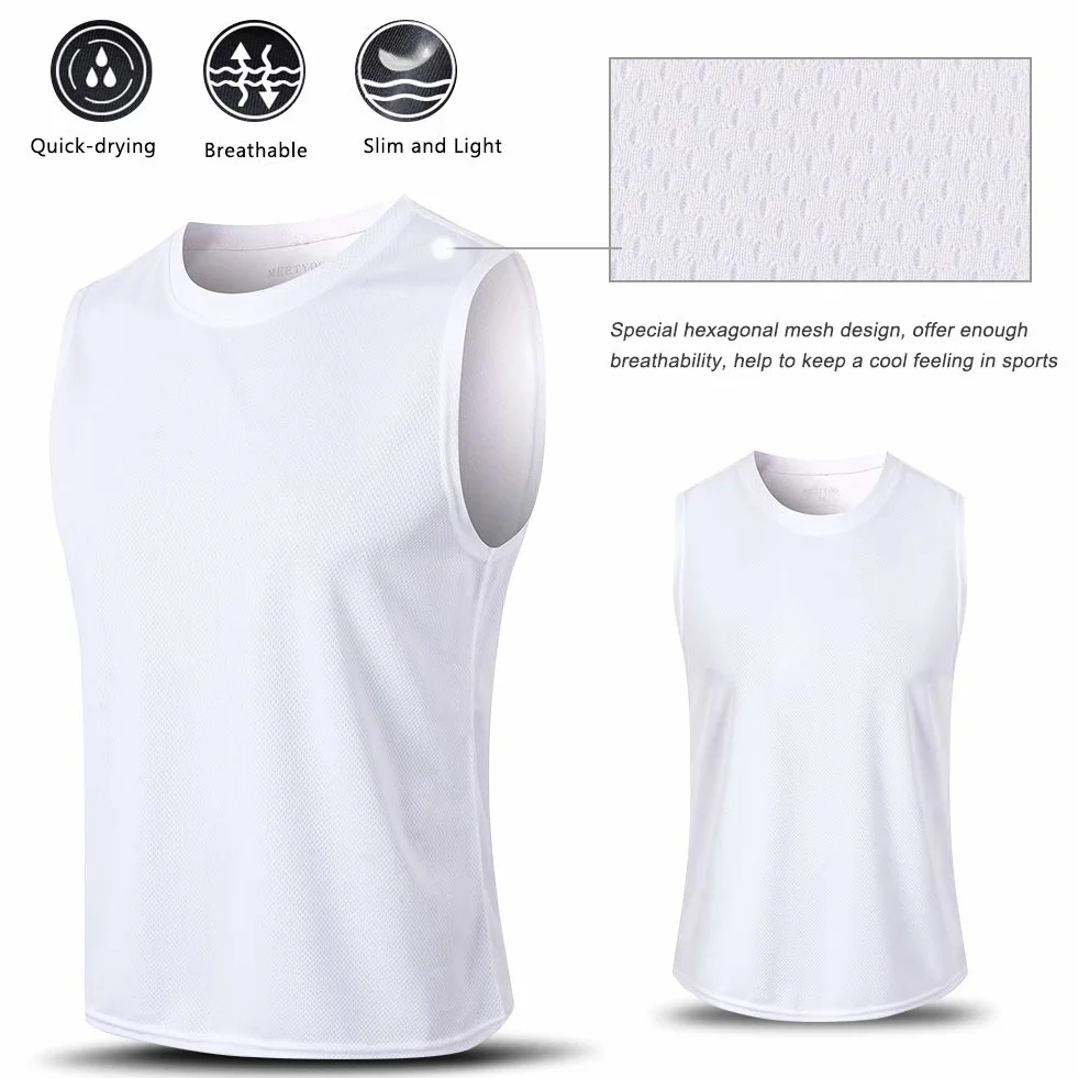 MEETYOO Vest Mężczyźni Tank Tops Men-T3