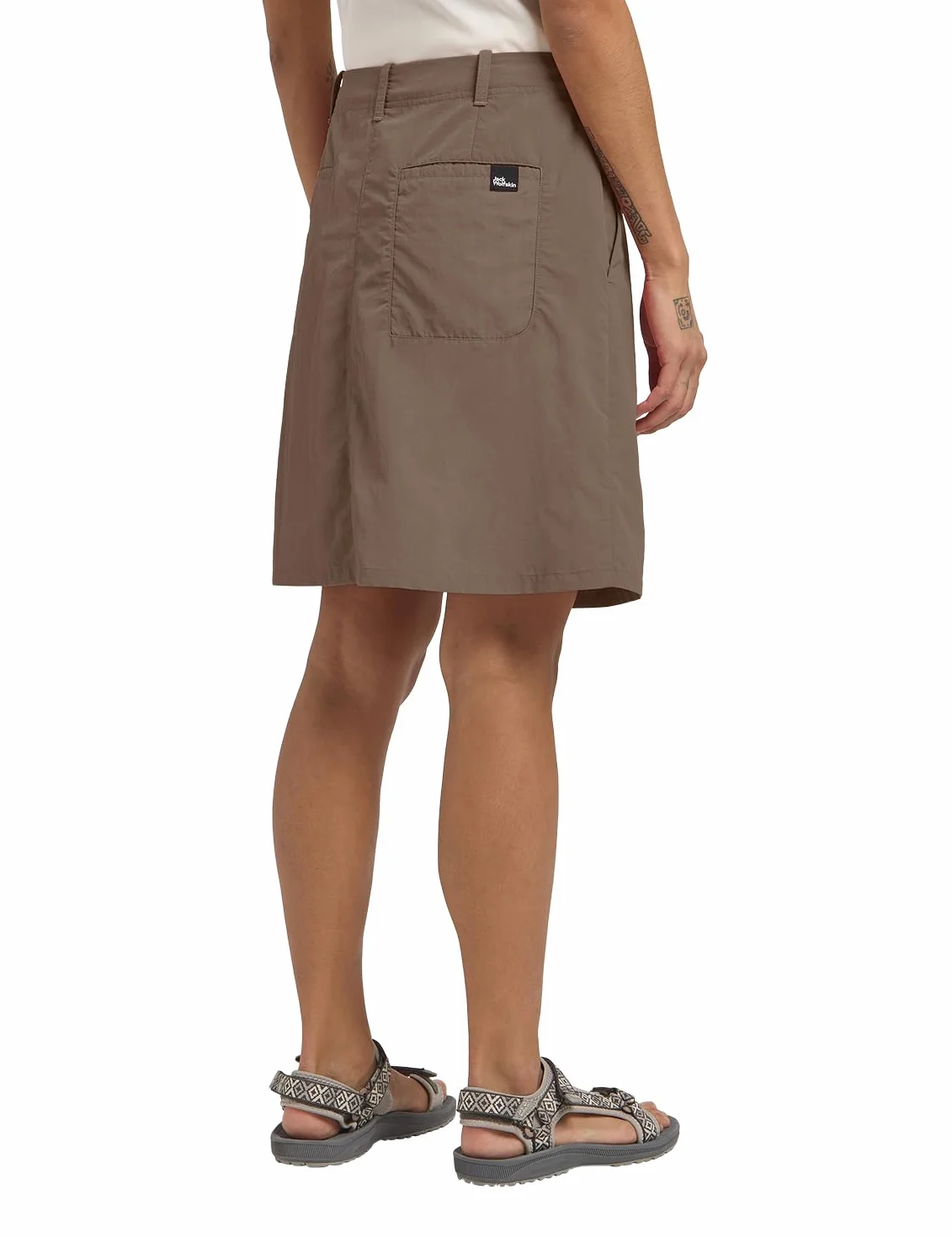 Jack Wolfskin Tihama W Skort damskie, Zimna kawa, 38
