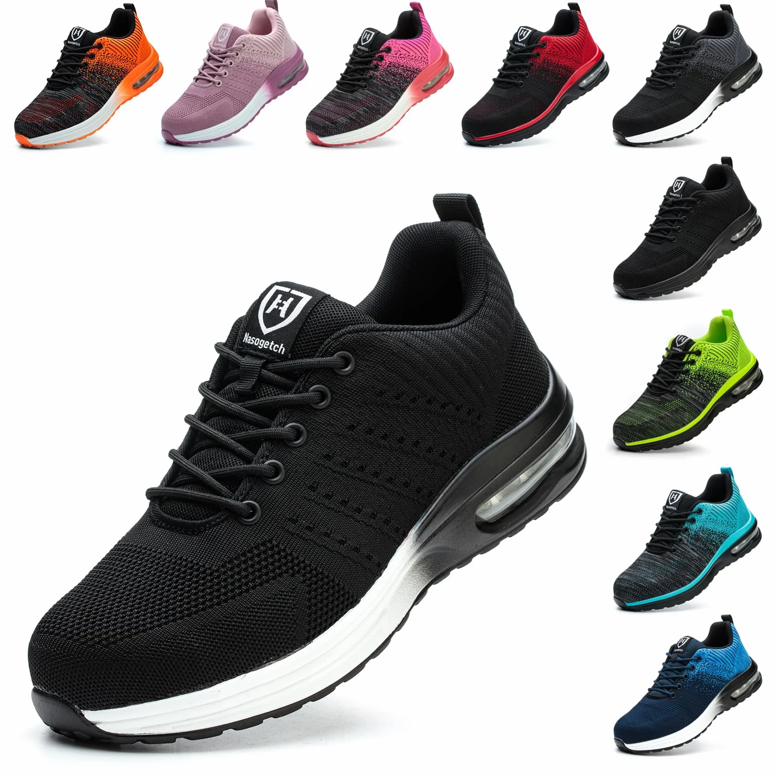 Baofular Buty Ochronne Męskie Damskie Lekkie Buty Robocze ze Stalowymi Noskami Safety Shoes Work Steel Toe Shoes