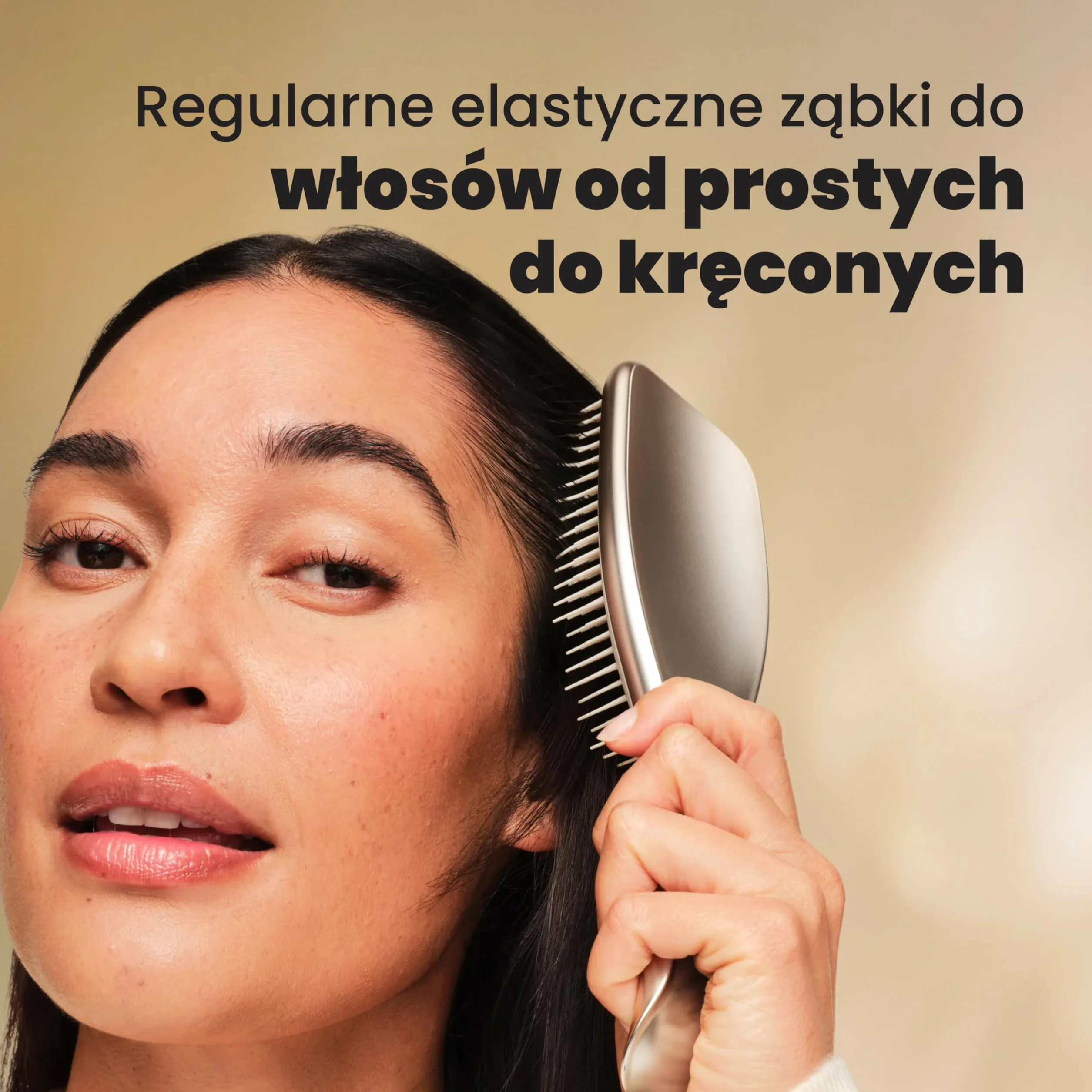 Tangle Teezer Ultimate Detangler Szczotka do rozczesywania do wszystkich rodzajów włosów Champagne Gold chromowane
