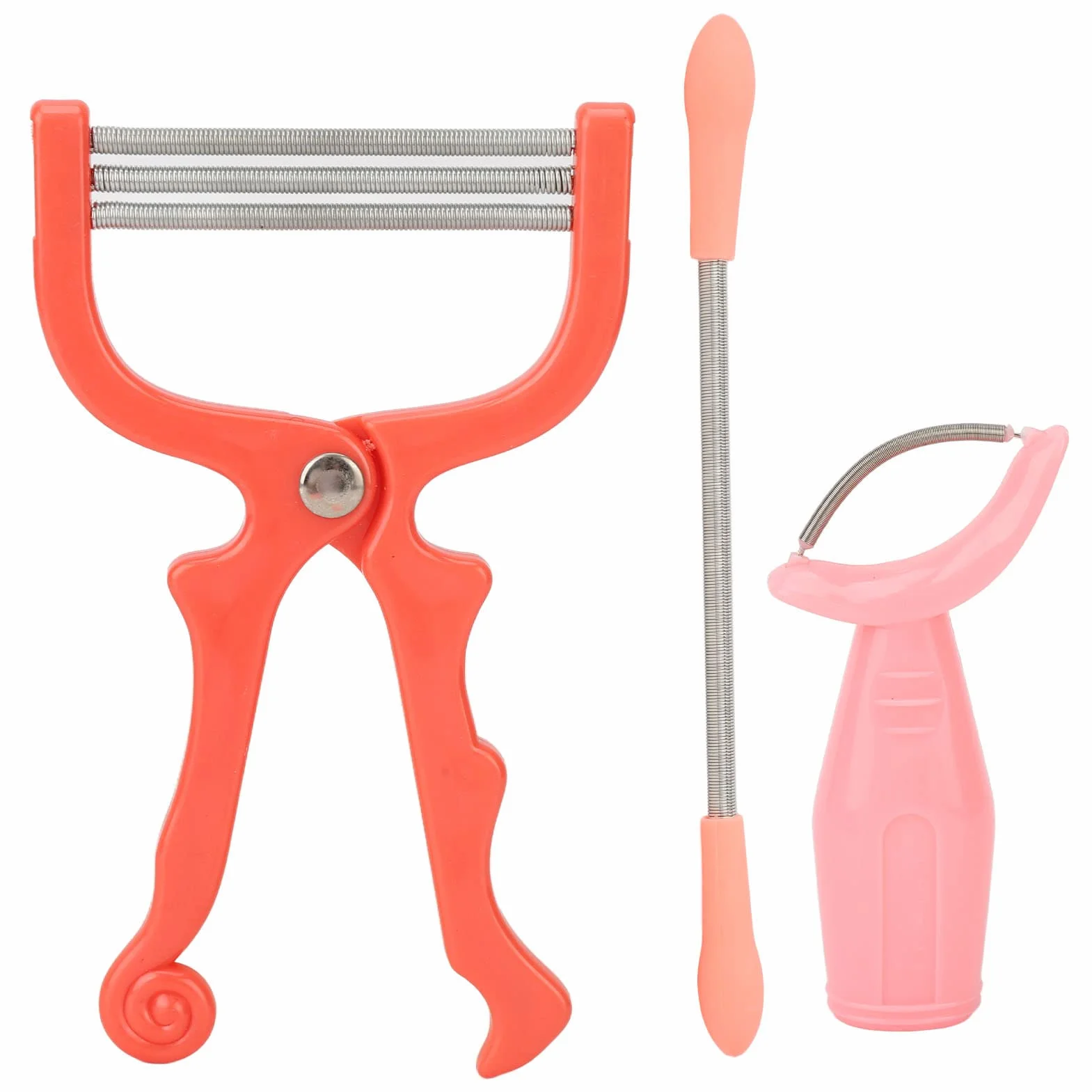 Sprężynowe depilatory, sprężyny do usuwania włosów z twarzyEpilator Stick Tools, Healifty Depilatory Tools, Remove Nnwanted Hair Przenośna stal nierdzewna Trwała bez plastiku bez pigmentów