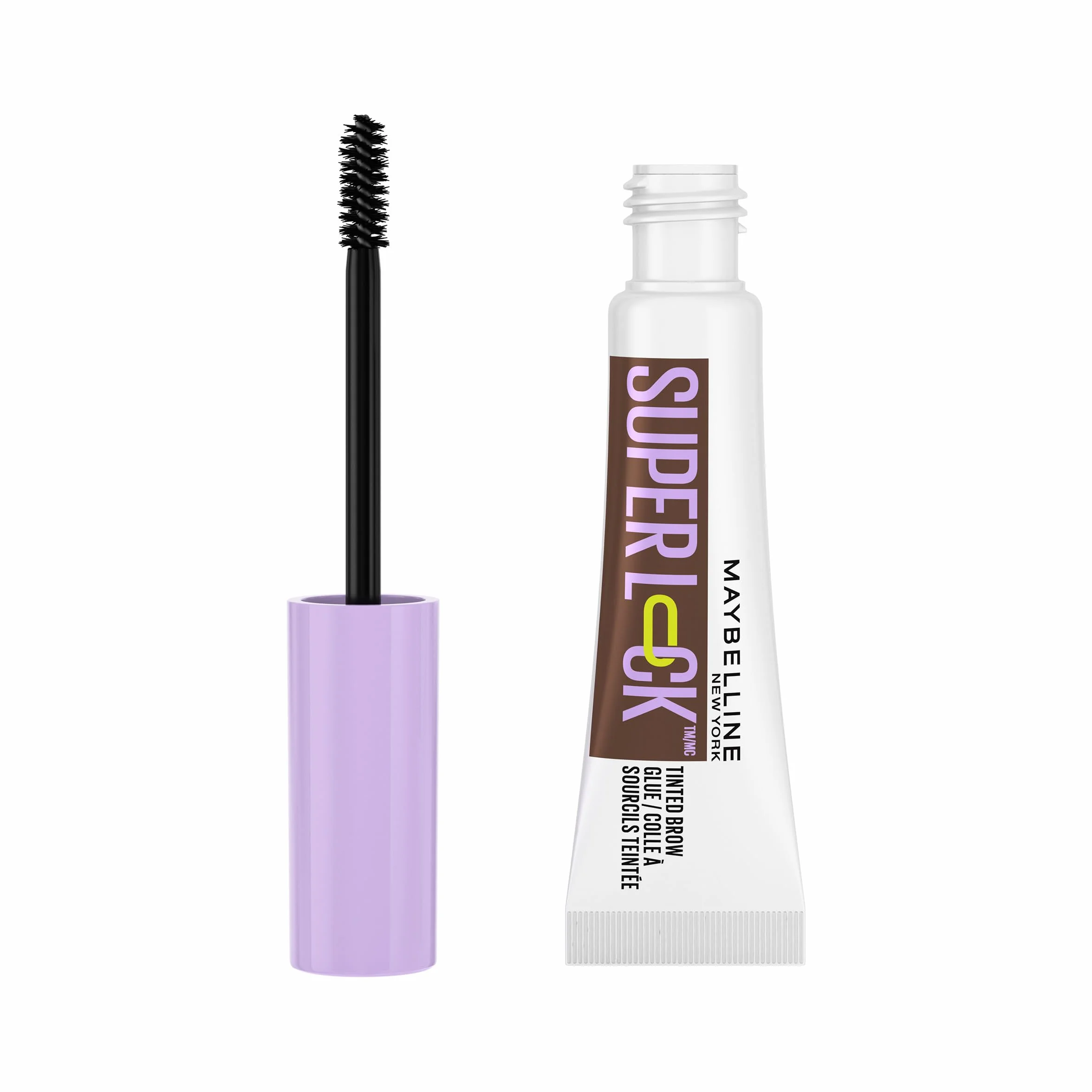 Maybelline New York SuperLock Brow Glue Deep Brown, żel do brwi, 7ml