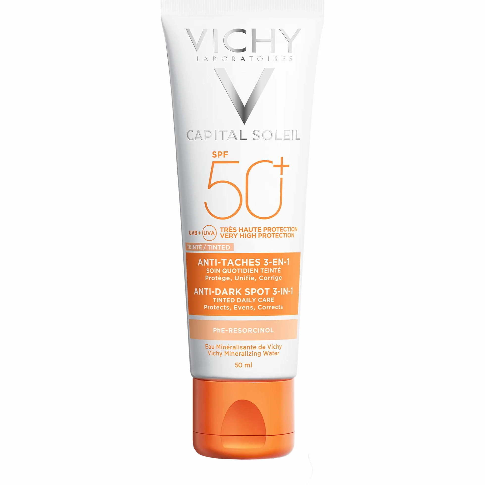 Vichy Ideal Soleil krem przeciw plamom pigmentowym SPF 50+, 50 ml