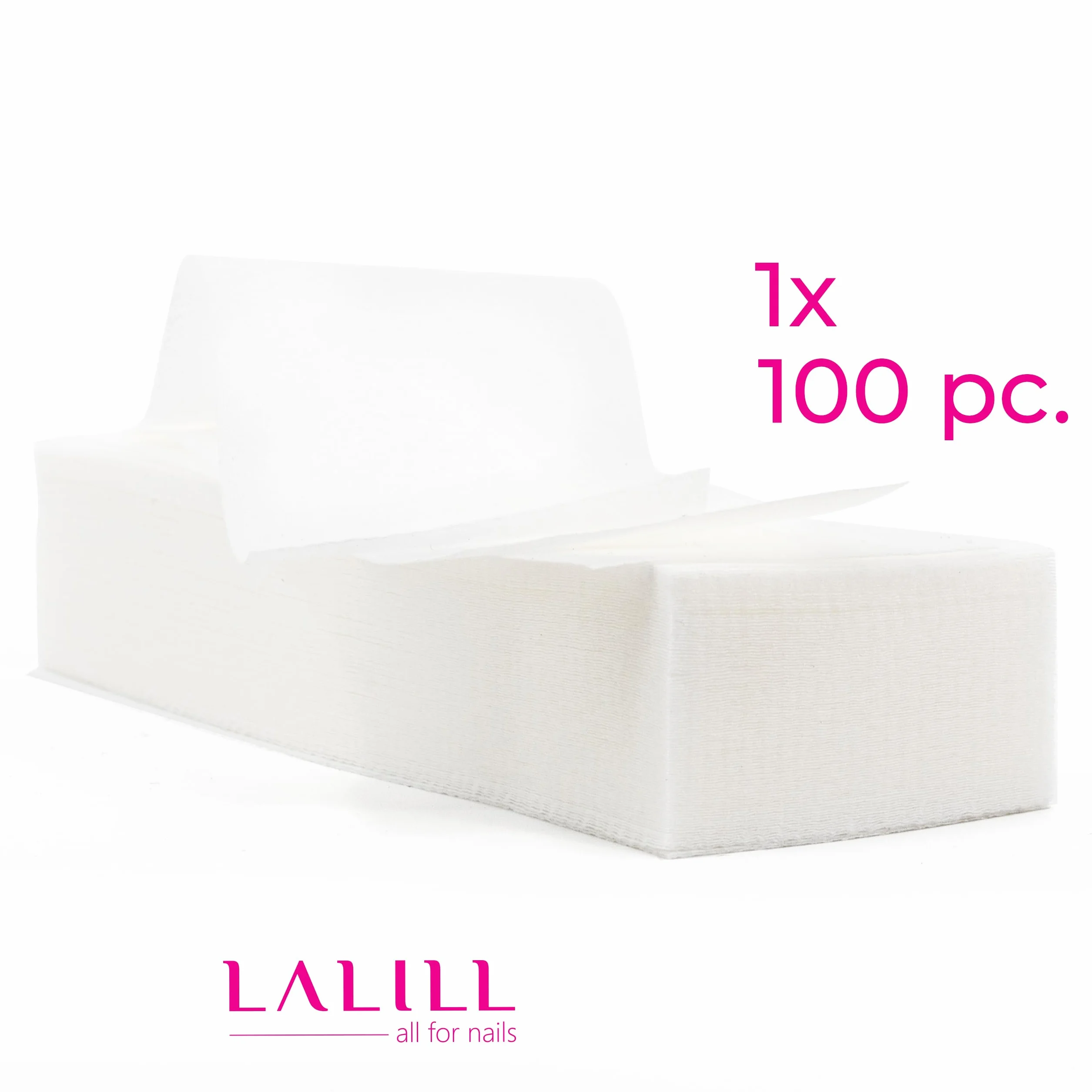 LALILL Zestaw do depilacji woskiem 100 sztuk pasków wkłady 100 ml x 6 podgrzewacz