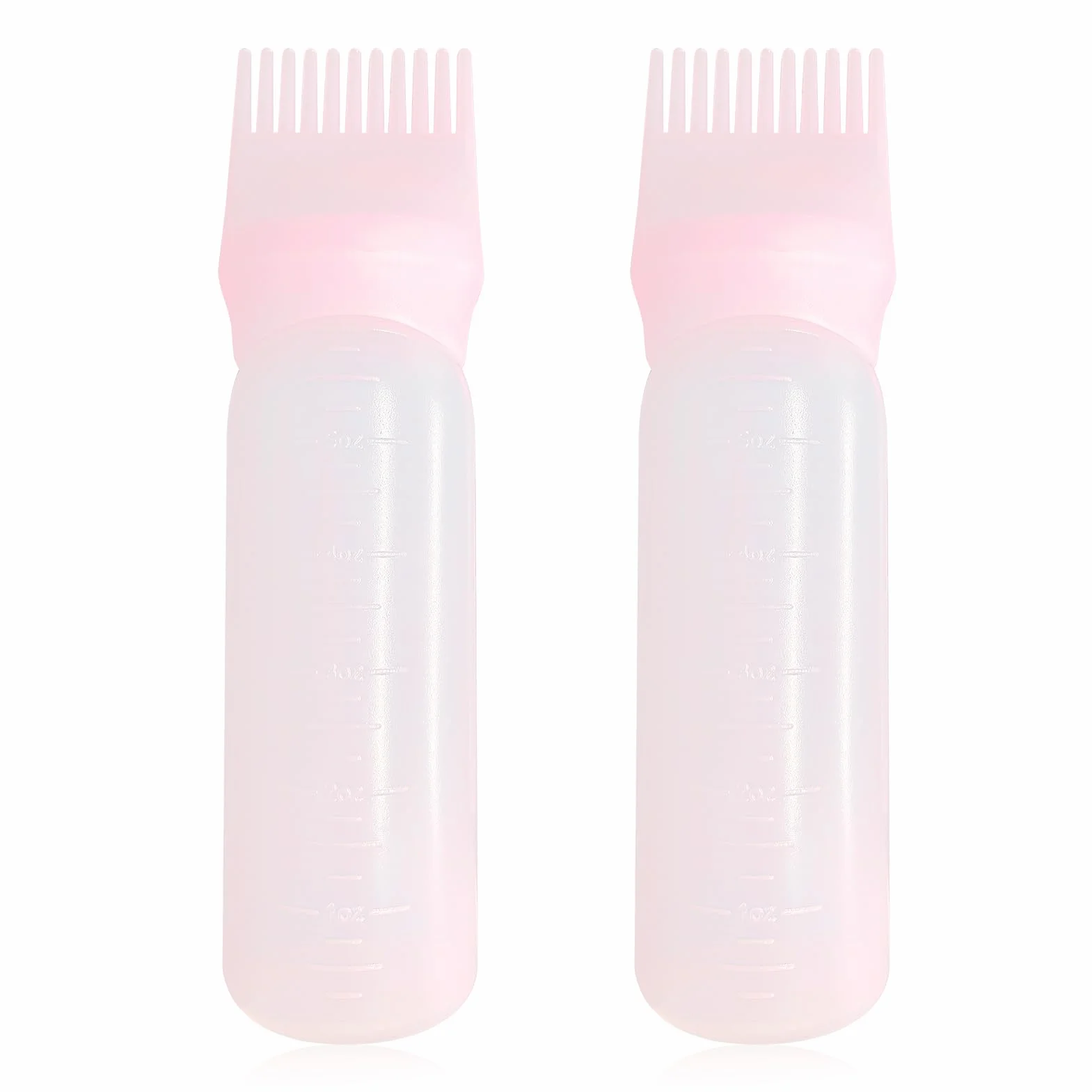Butelka aplikatora do włosów z grzebieniem 160 ml zestaw 2 szt.