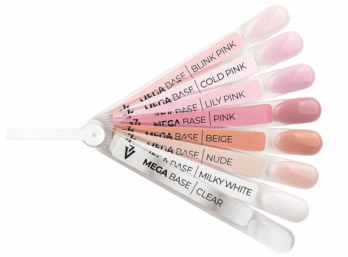 Victoria Vynn Mega Base lakier hybrydowy do twardych i długich paznokci UV LED, hybrydowy lakier żelowy, 15 ml