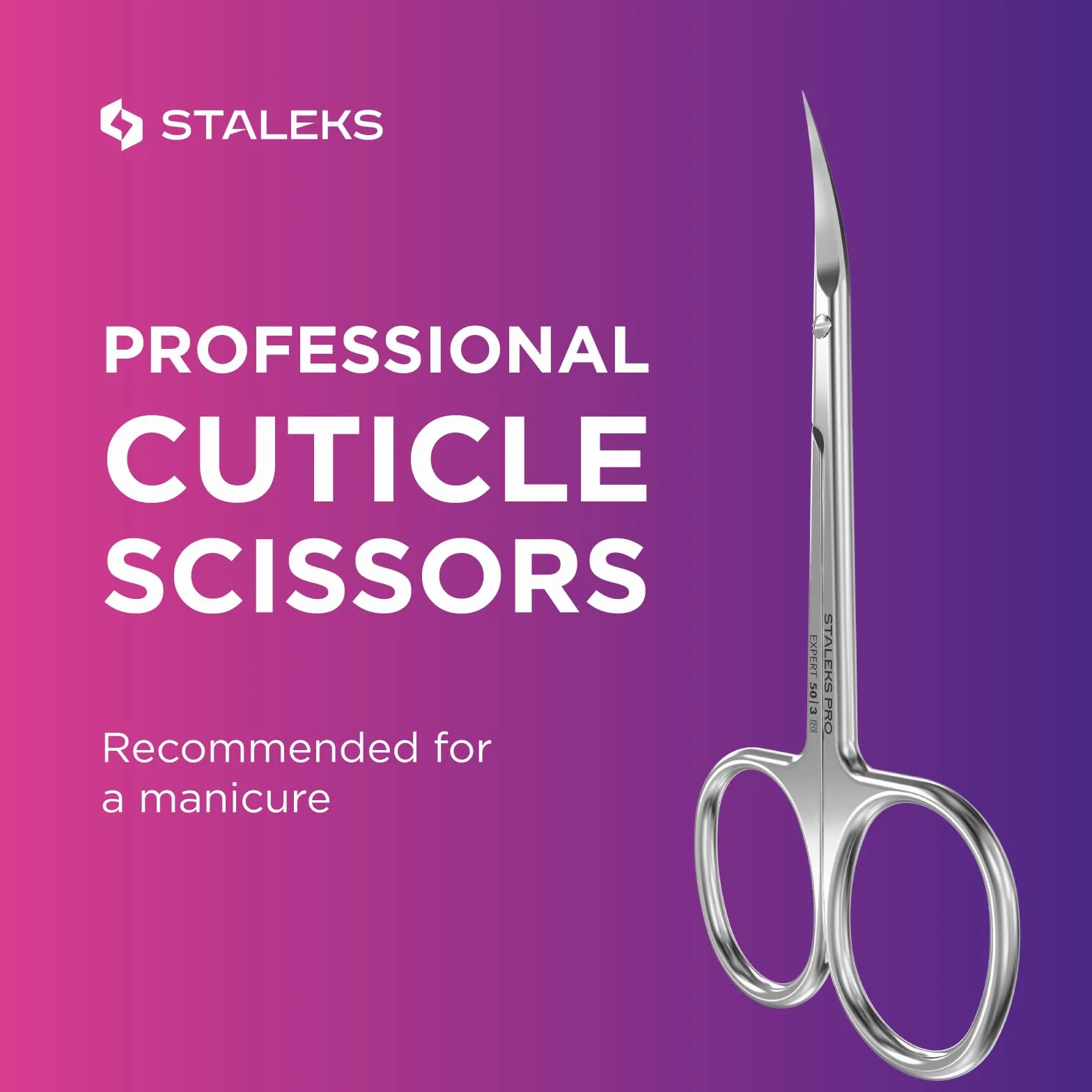 STALEKS Profesjonalne nożyczki do skórek Expert 50 Type 3