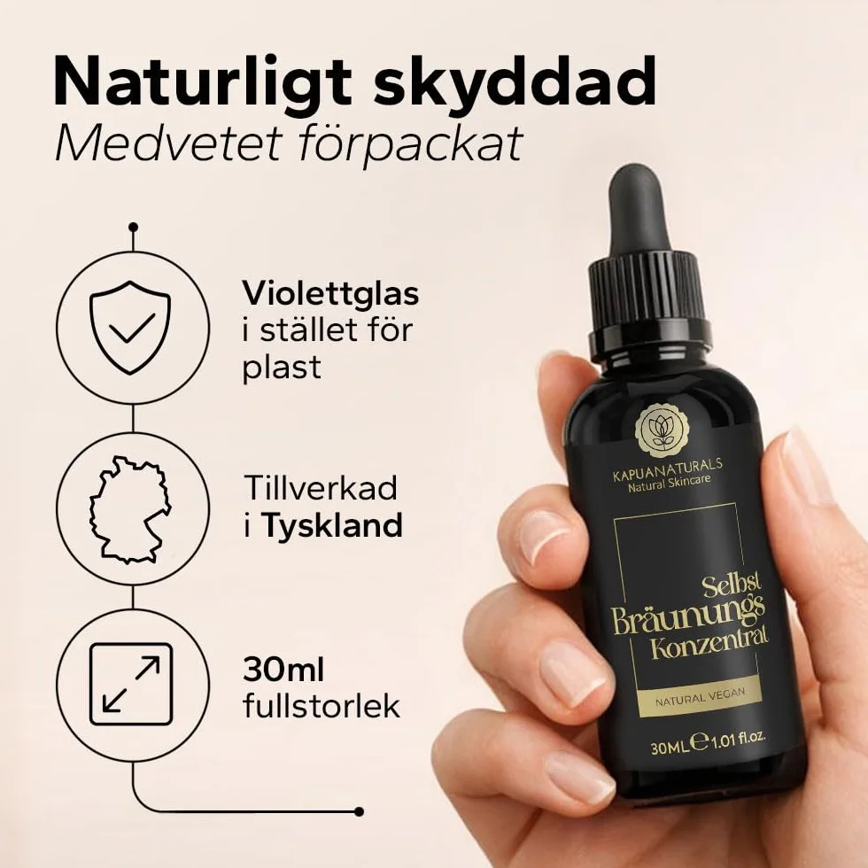 Krople samoopalające do twarzy System TAN & CARE z peptydami