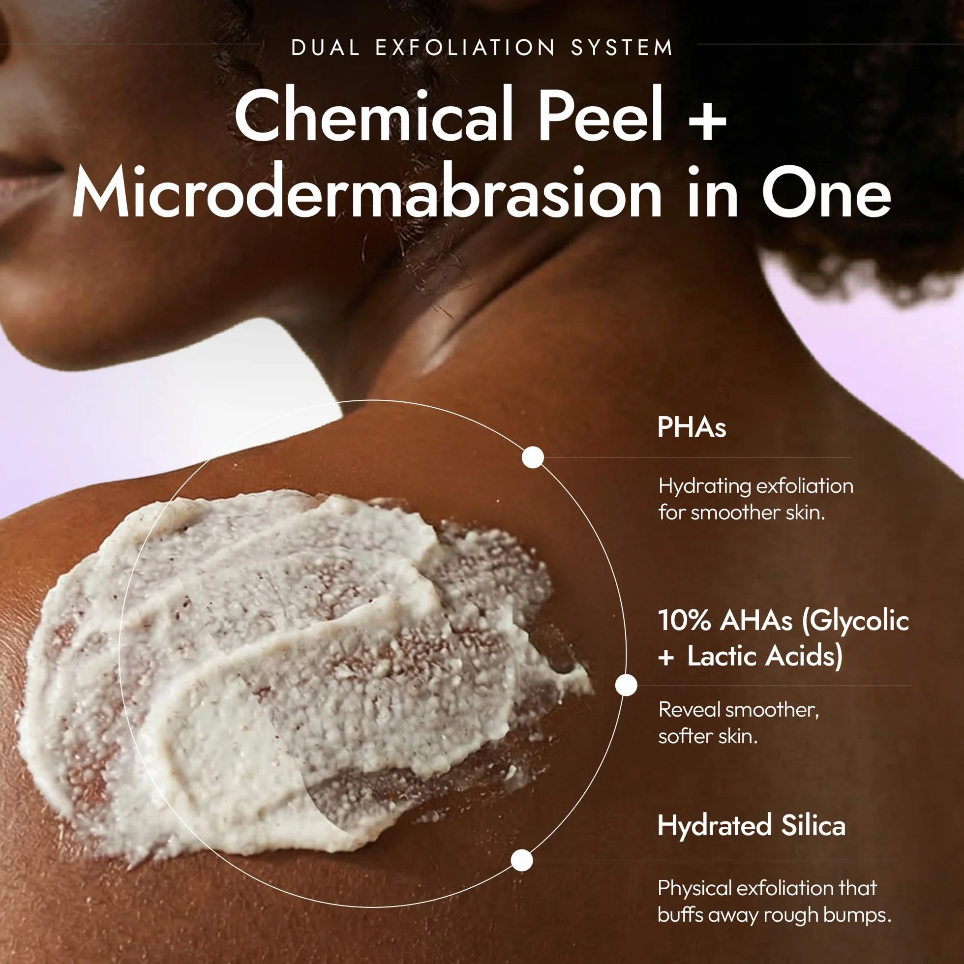DERMAdoctor KP Duty Body Scrub opracowany dermatologicznie peeling do keratozy Pilaris i suchej, szorstkiej, wyboistej skóry z 10% AHA + PHA (237 ml)