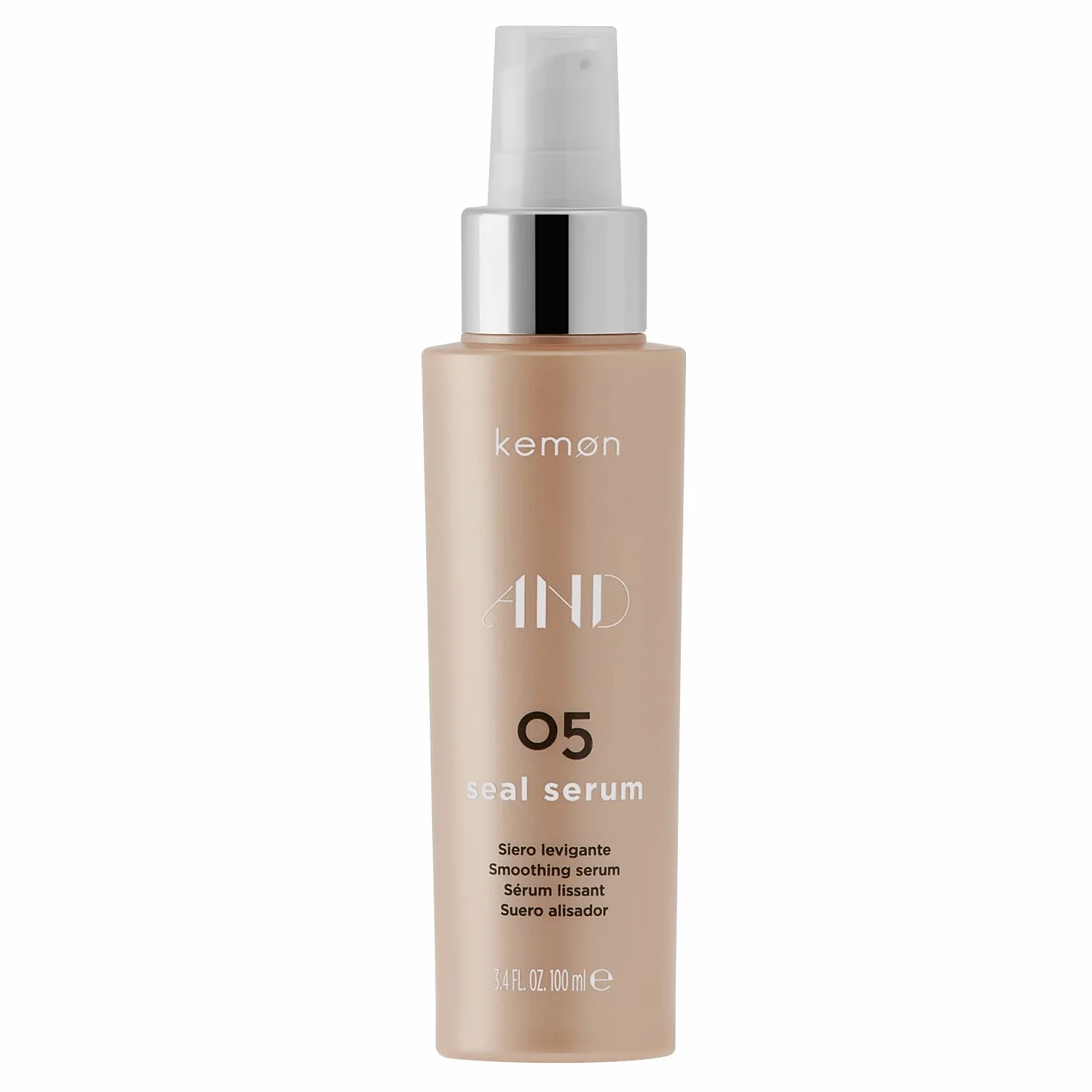Kemon AND 05 Seal Serum – płyn do włosów wygładza niesforne włosy, nadaje połysk i gładkość, pielęgnacja włosów w jakości fryzjerskiej – 100 ml