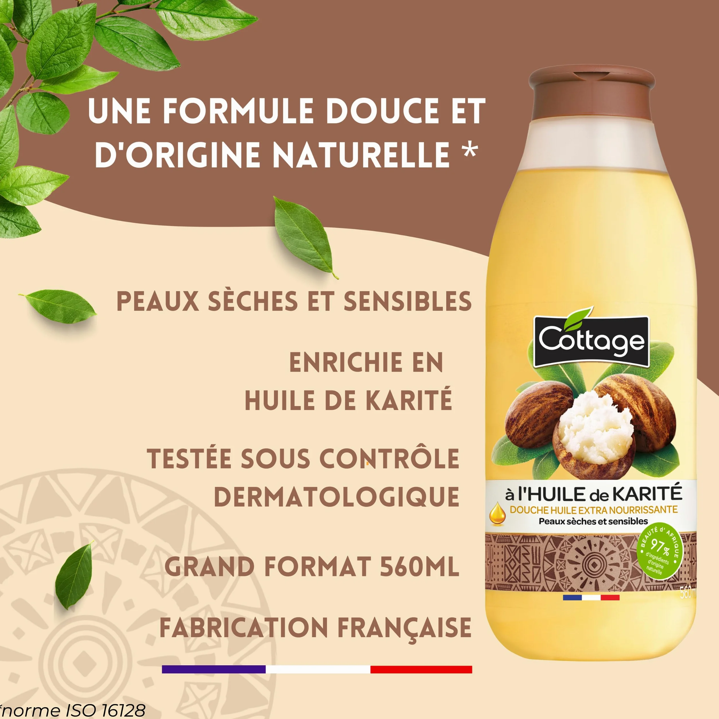 Cottage Extra Nourishing Shea Olejek pod Prysznic, 560 ml