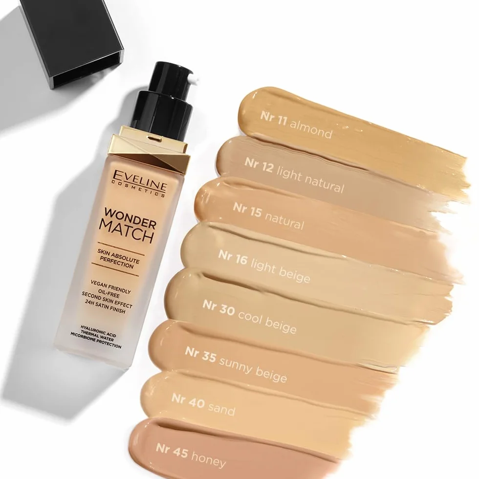 Eveline Cosmetics Wonder Match Luksusowy podkład dopasowujący się - No 10 light vanilla