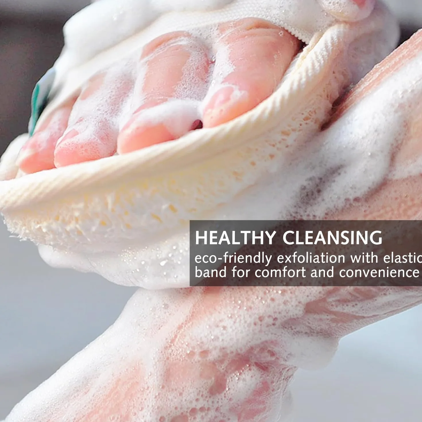 2 sztuki naturalnej gąbki Loofah peeling do ciała, przyjazna dla środowiska i biodegradowalna gąbka pod prysznic, loofah dla kobiet i mężczyzn