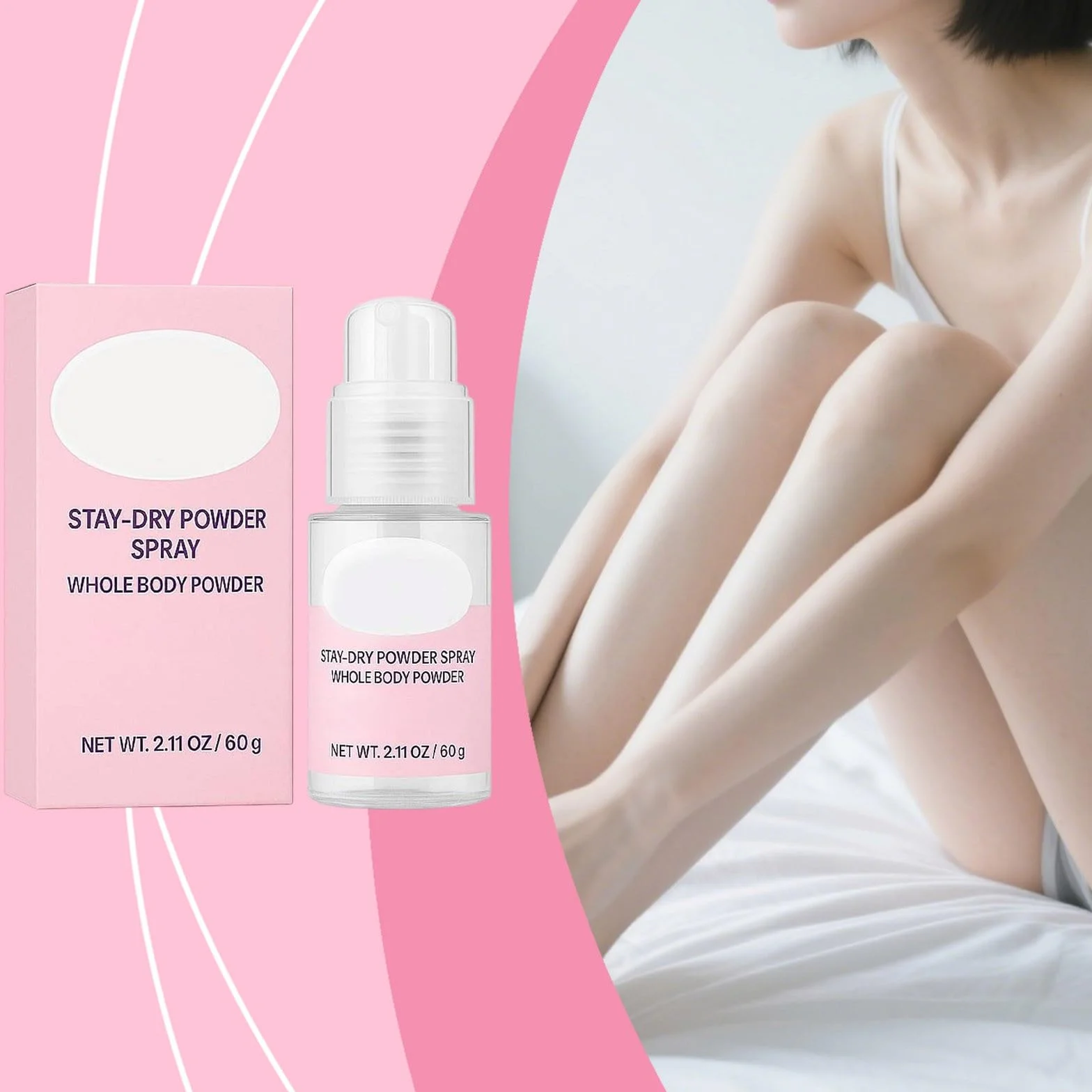 Comfort Powder Stay Dry Spray puder do ciała zapobiegający otarciom i poceniu się (2)