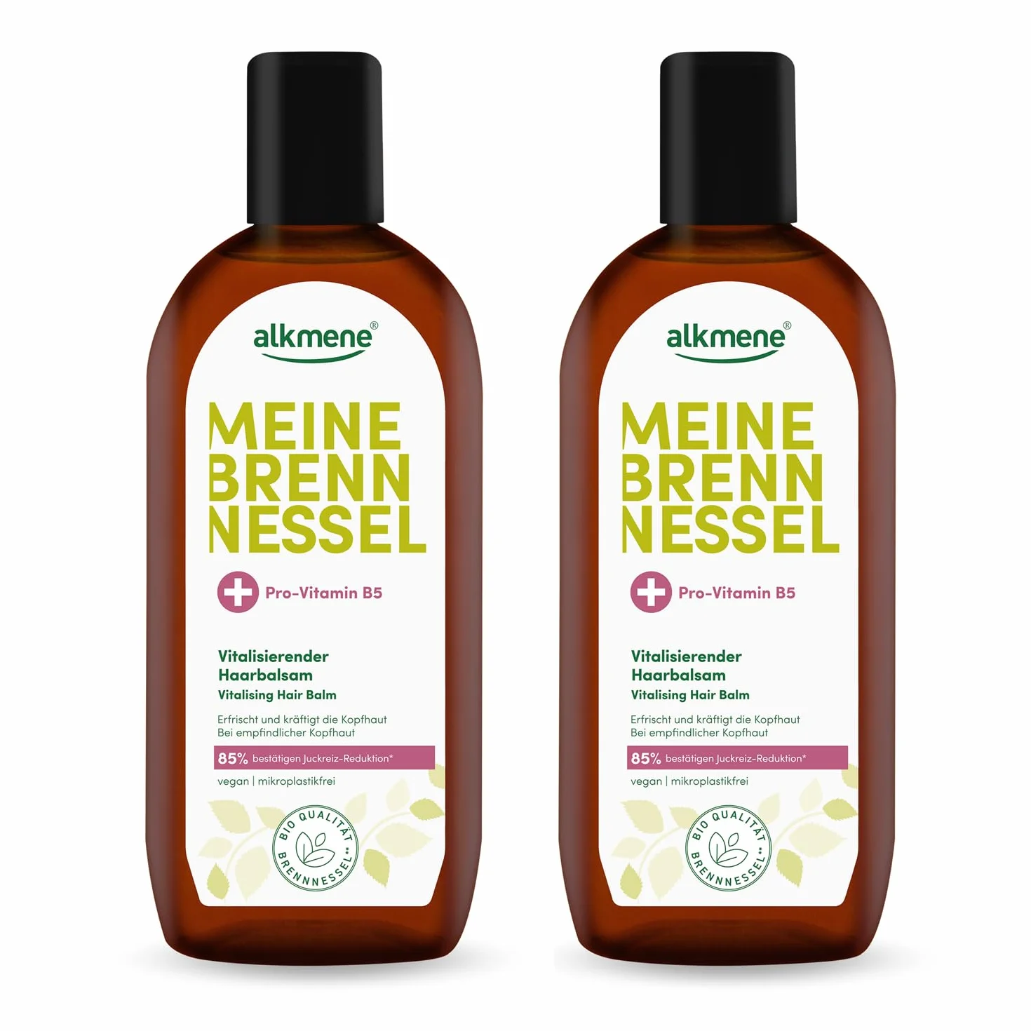 alkmene 2 x pokrzywa do włosów z prowitaminą B5 250 ml – pokrzywa balsam do włosów dla wrażliwej skóry głowy – tonik do włosów