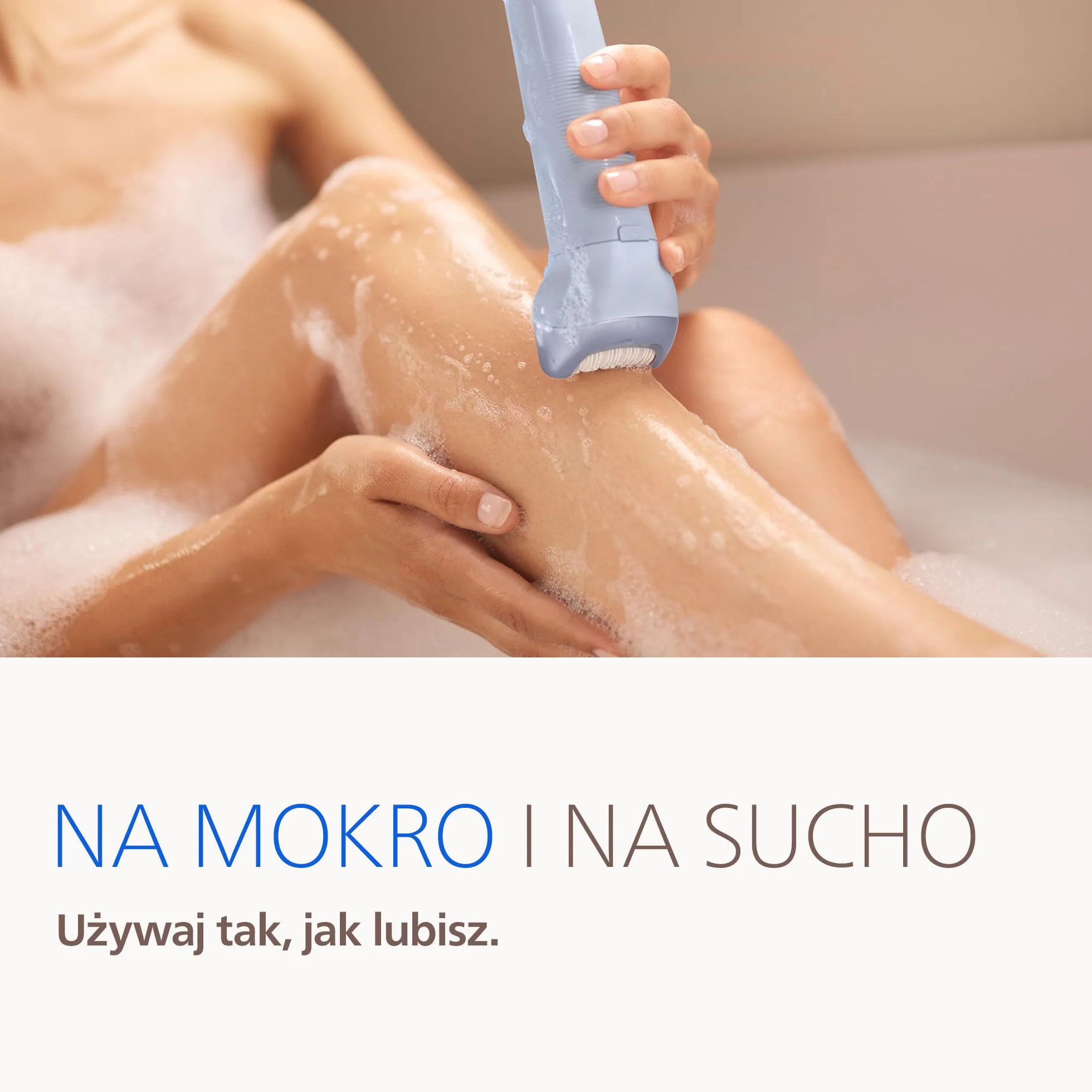 Philips Depilator z serii 8000 – bezprzewodowy depilator do użytku na mokro i na sucho, technologia ProGuide, 5 akcesoriów w zestawie, czas pracy do 60 minut, model BRE709/00