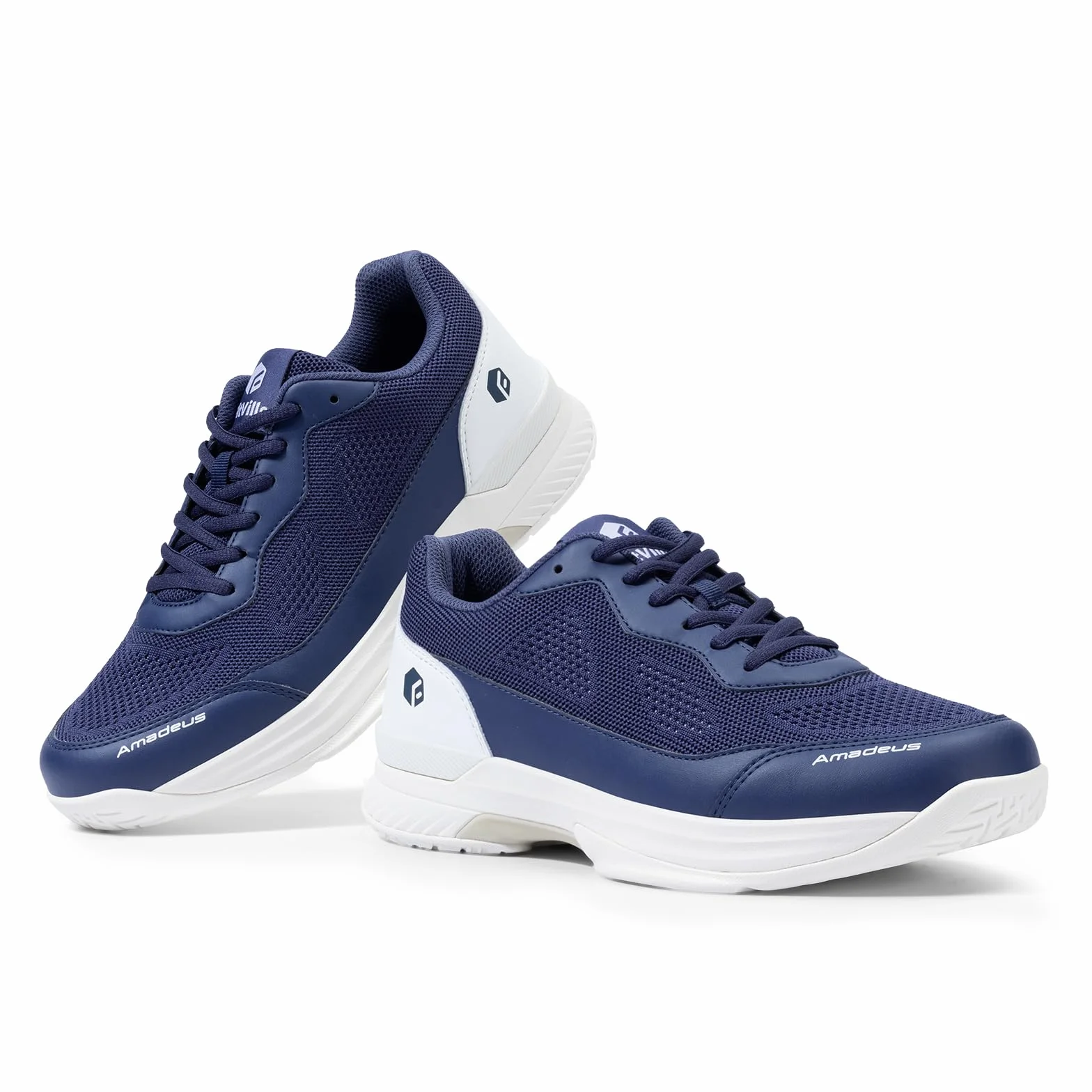 Fitville Extra Wide Tennis Shoes Męskie Antypoślizgowe Buty Halowe Oddychające Buty Do Badmintona Wygodne Buty Fitness V2
