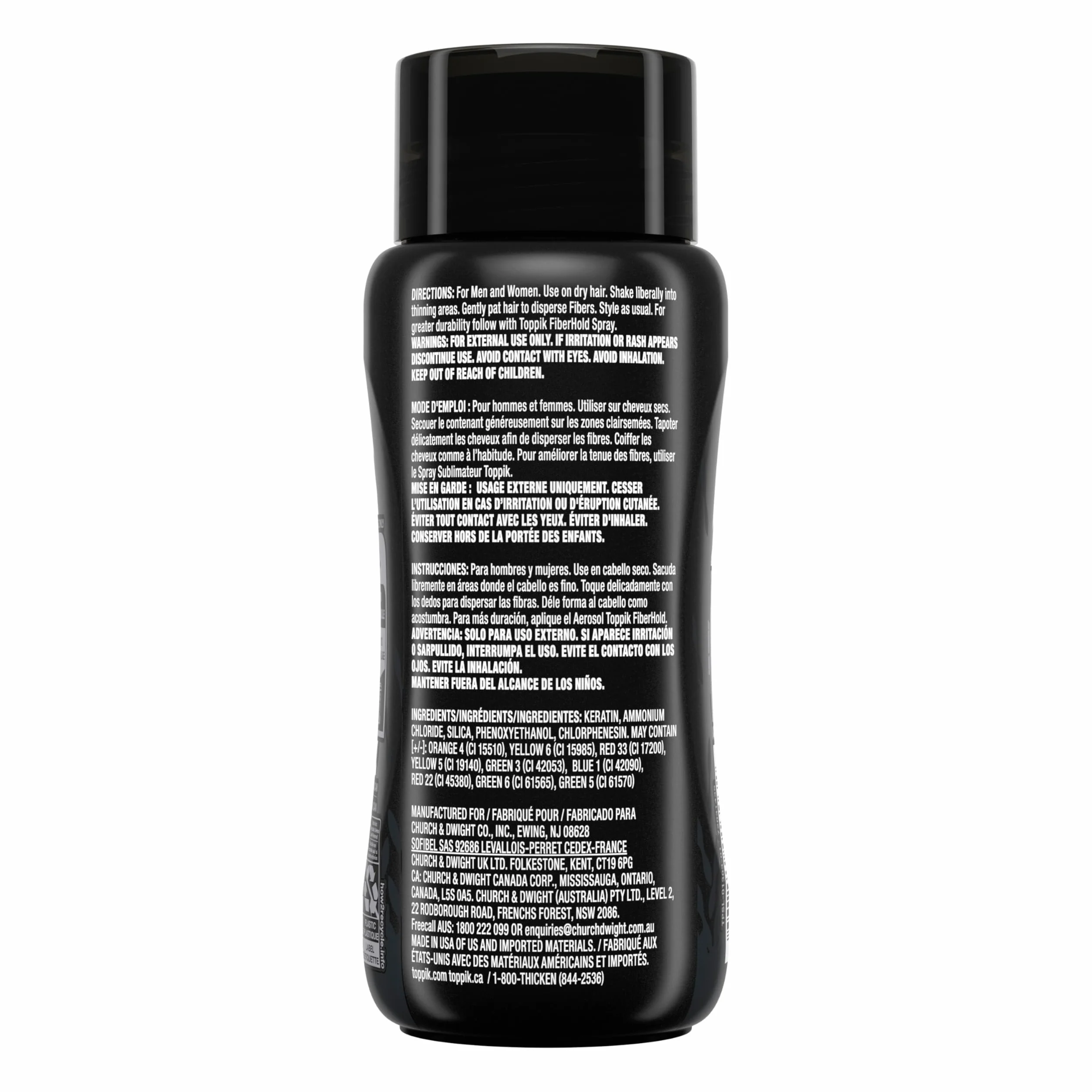 Toppik GTM12A Hair Building Fibers, 1 sztuka (1 x 55 g)