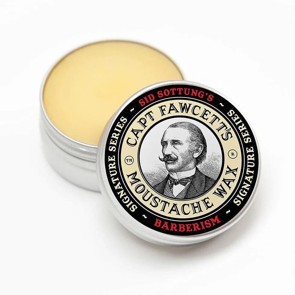 Captain Fawcett Sid Sottung The Signature Range Barberism Moustache Wax 15ml