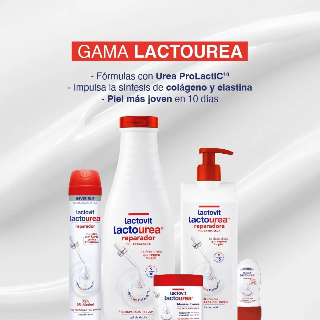 Lactovit - Laktomocznik regenerujący mleko do ciała z białkiem wapniowym, do suchej i ekstra suchej skóry - 400 ml