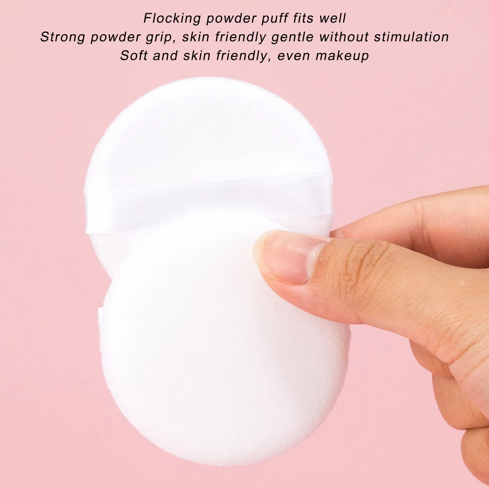 Plastikowy Pusty Puder Puder Wielokrotnego Użytku, Pusty Puder Sypki Wielokrotnego Użytku, Przenośny Zestaw do Makijażu Puder Puder Puder Puder z Pudrem do Codziennego Użytku w Podróży
