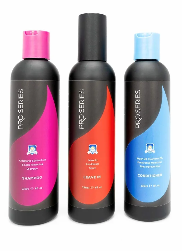 Professional Hair Labs Pro Series Bundle - szampon, odżywka i spray bez spłukiwania - x3 226,8 g (zestaw 1 szt.)