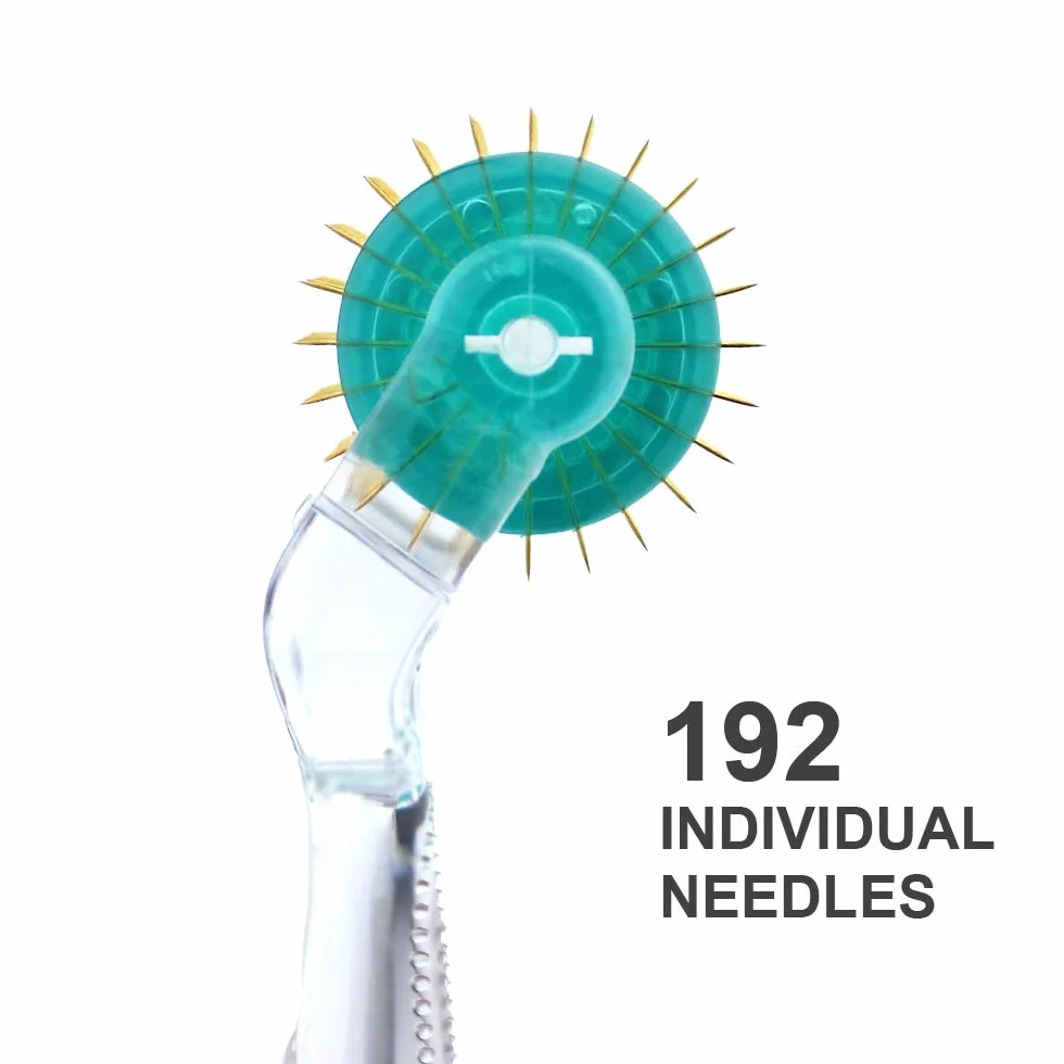 AG192 Titanium Diamond Shaped 192 Indywidualny Microneedle 0,75 mm Dermarolling Pielęgnacja skóry do twarzy zmarszczek na twarzy wypadanie włosów odrost rozstępy mikroigły zestaw do igieł
