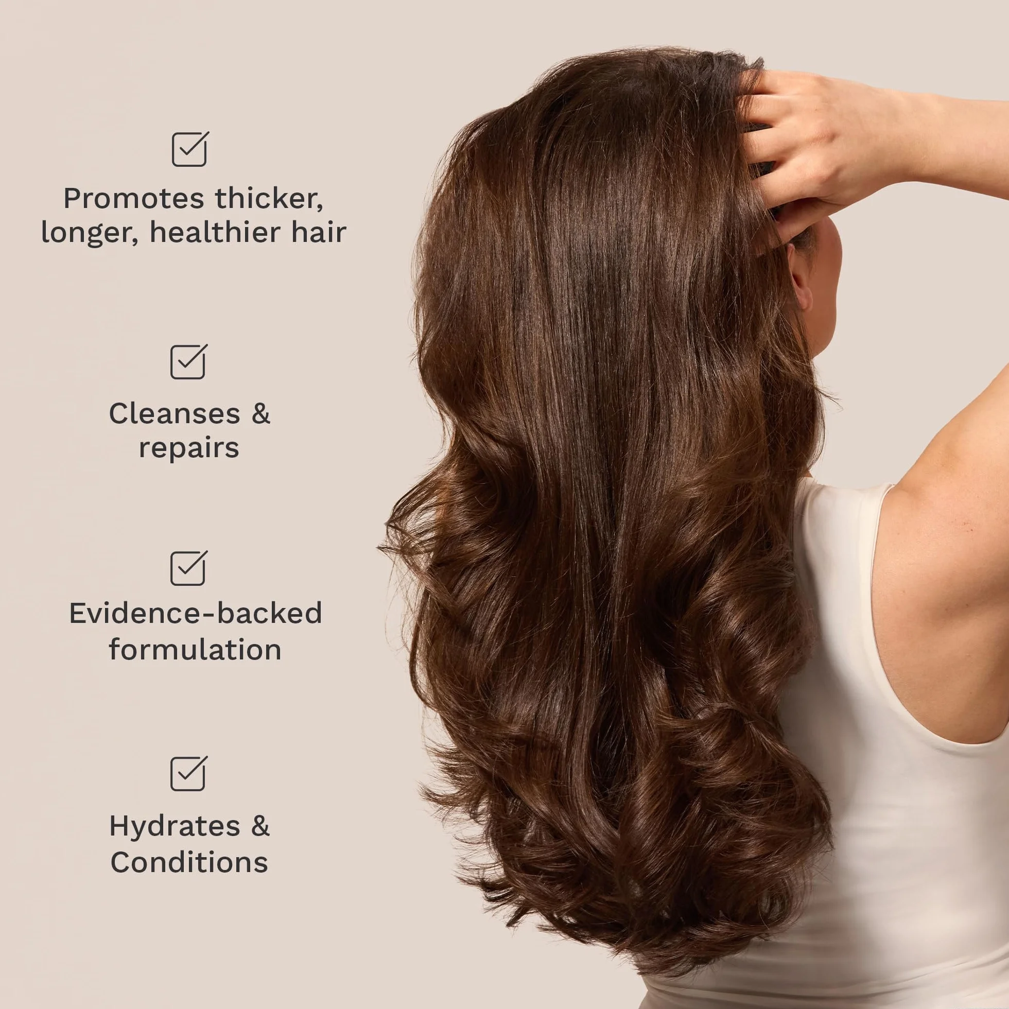 HAIR BURST Szampon na porost włosów 350 ml Redukuje wypadanie włosów SLS i parabenów Aromat kokosa i awokado