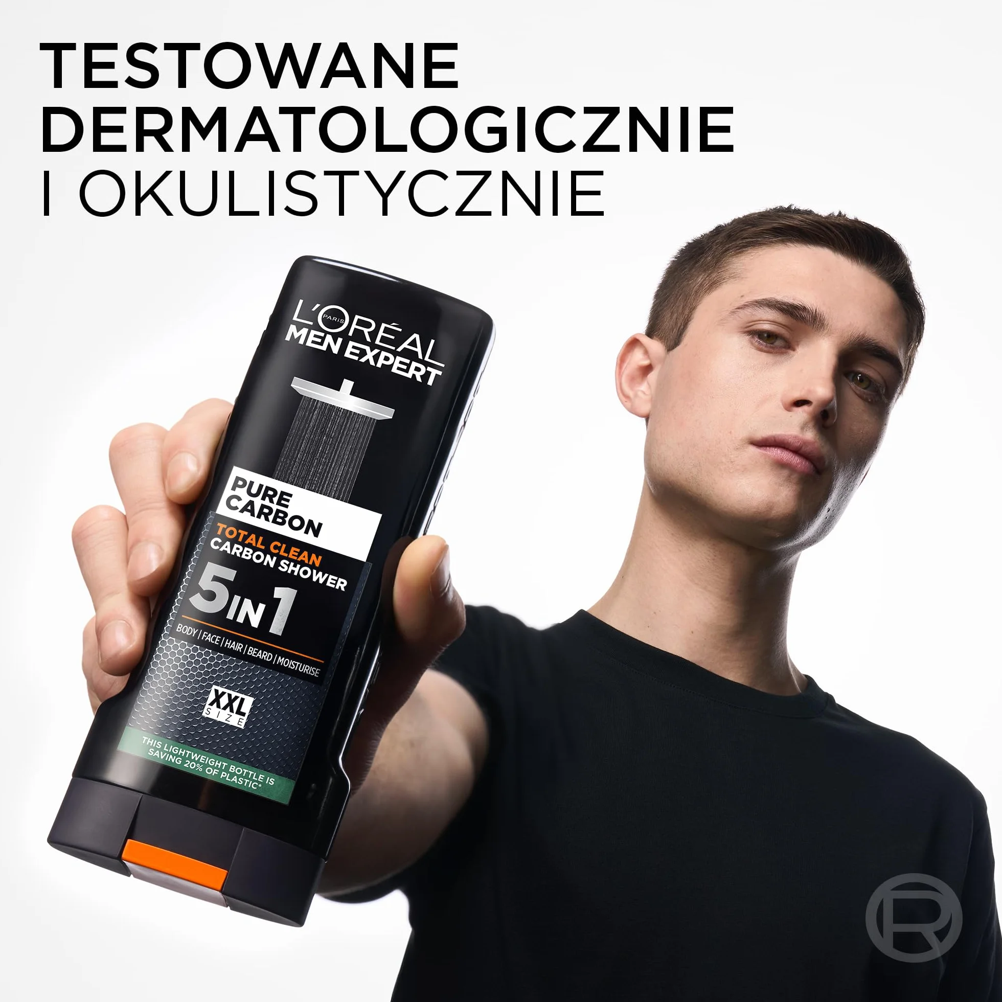 L'Oréal Paris Men Expert, Żel pod prysznic, Total Clean, 400 ml